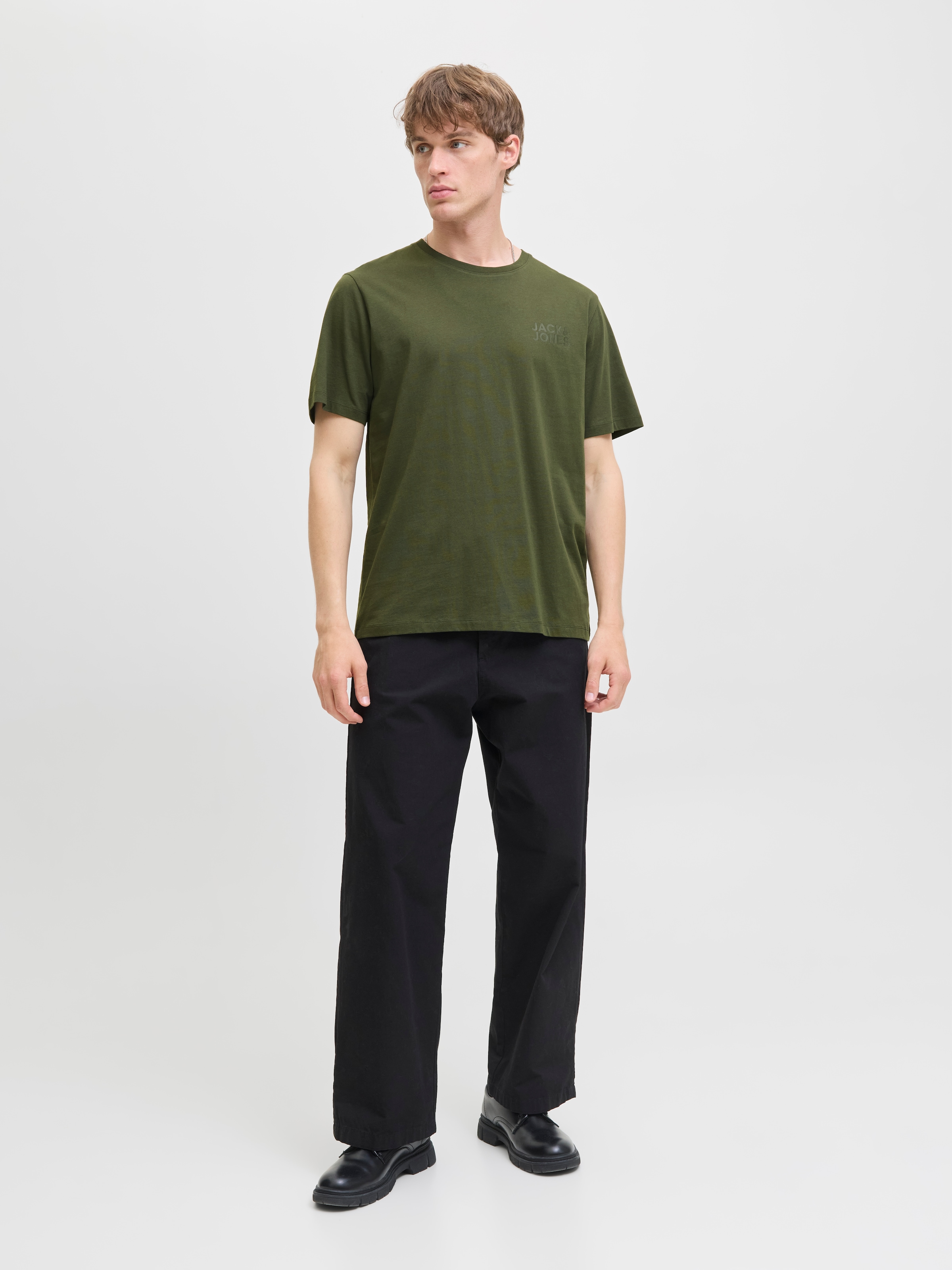 Jack & Jones Rundhalsshirt »JJECORP LOGO TEE SS«, mit Logo Print