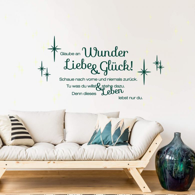 Image of Wall-Art Wandtattoo »Liebe und Glück Leuchtbild«, (1 St.) bei Ackermann Versand Schweiz