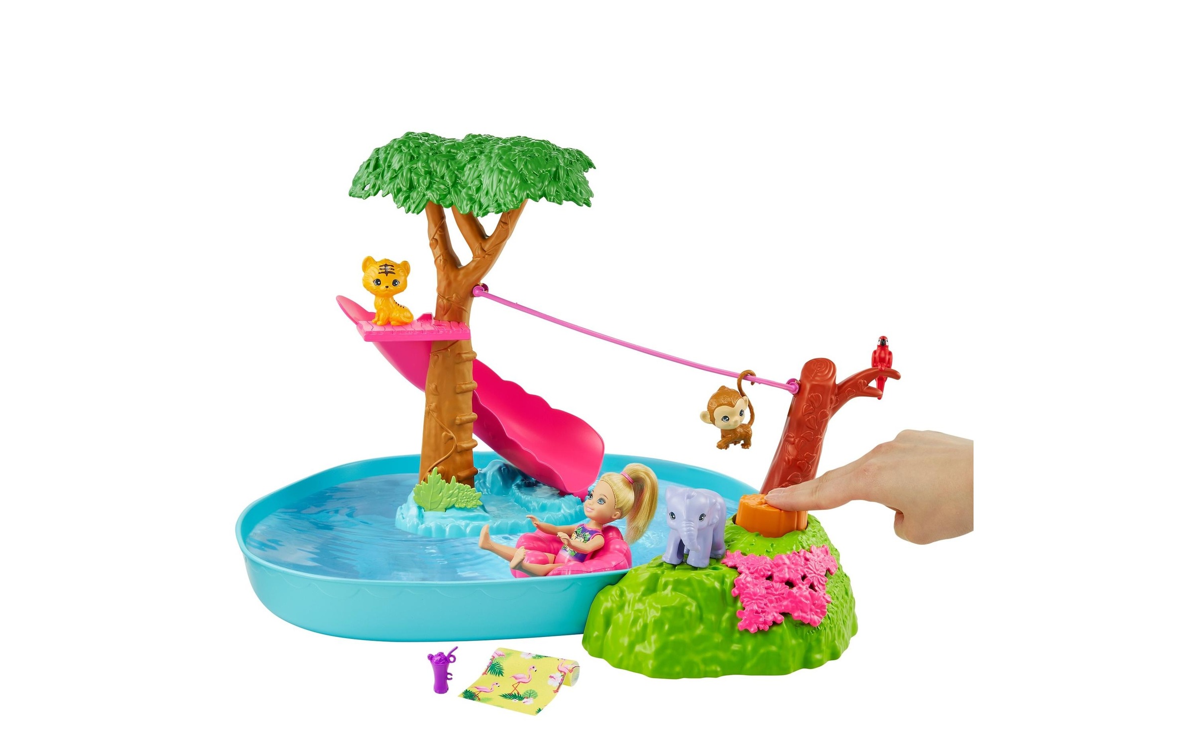 Image of Barbie Spielwelt »Dschungelparty« bei Ackermann Versand Schweiz