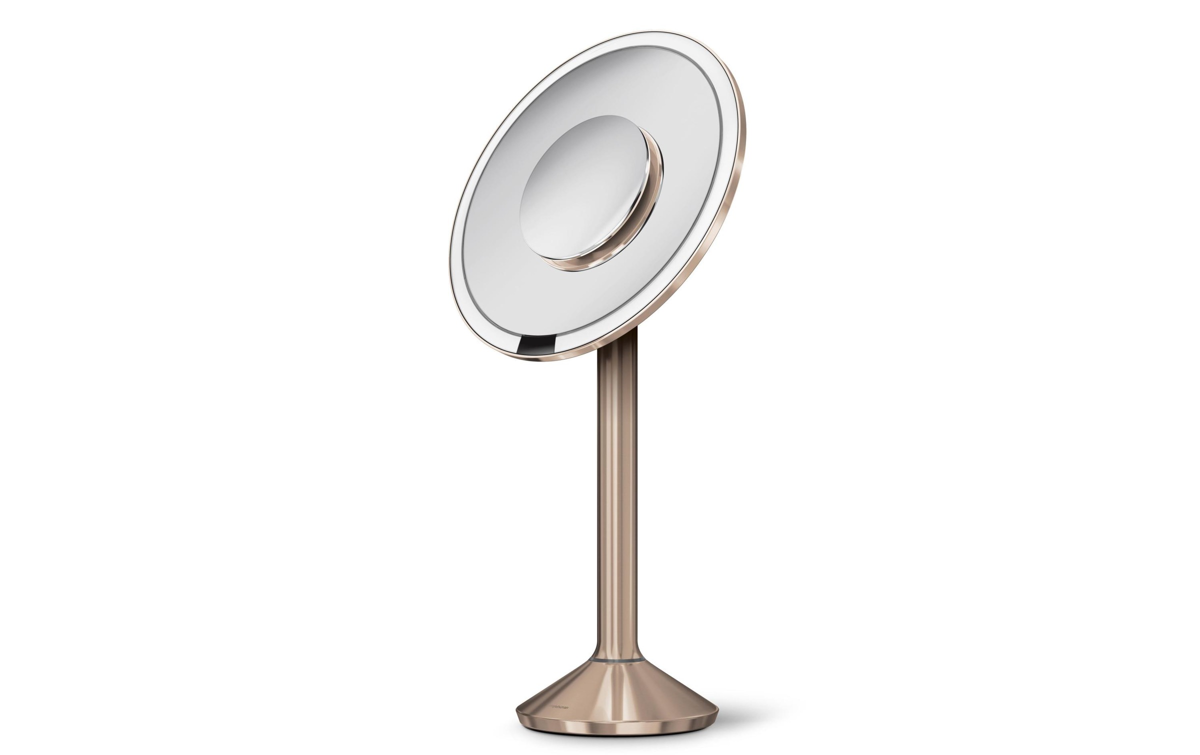simplehuman Kosmetikspiegel »Kosmetikspiegel mit Sensor 20cm Rosegoldfarben«