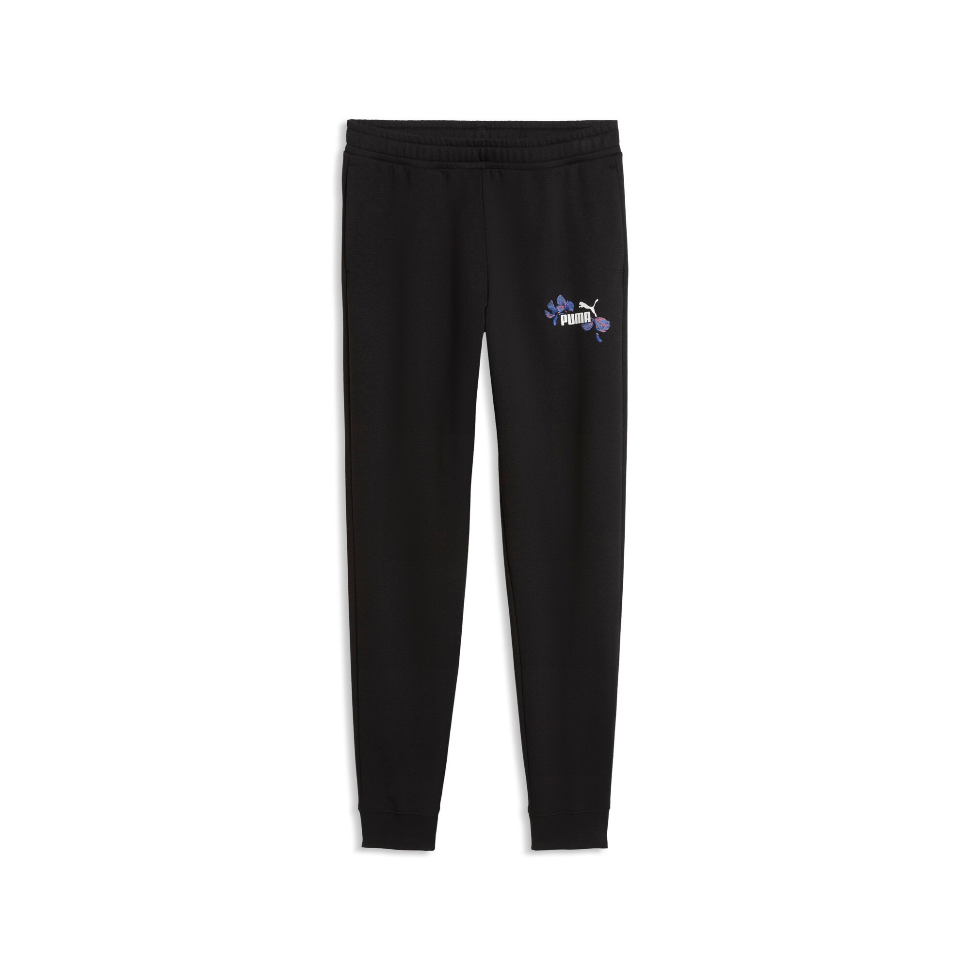 Image of PUMA Trainingshose "ESS NATURE 2.0 GRAPHIC SWEATPANTS TR G" aus Baumwollmischung, mit Eingrifftaschen, Regular Fit