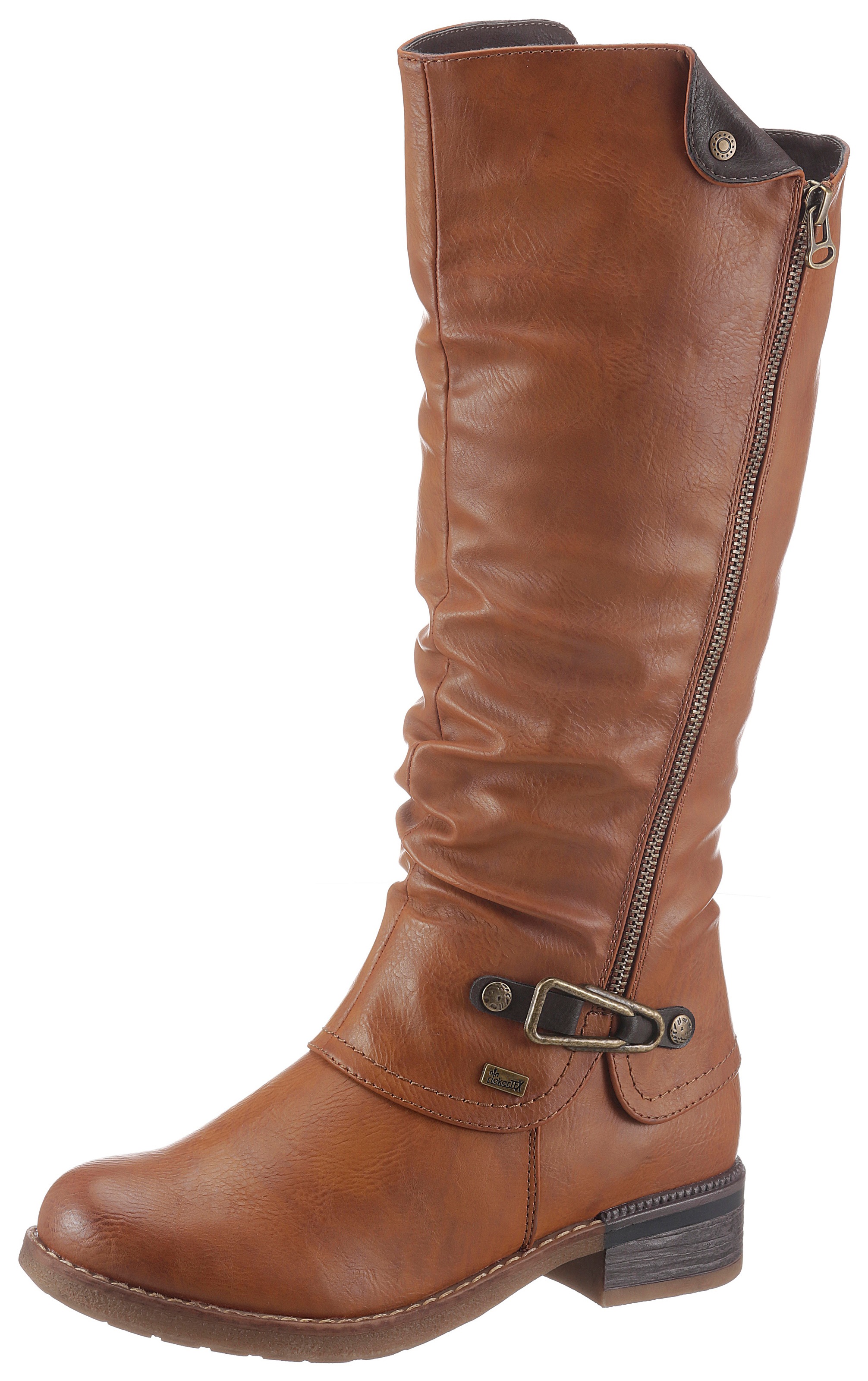 Image of Rieker Stiefel, Winterstiefel, Blockabsatz, mit Tex Membran, Varioschaft
