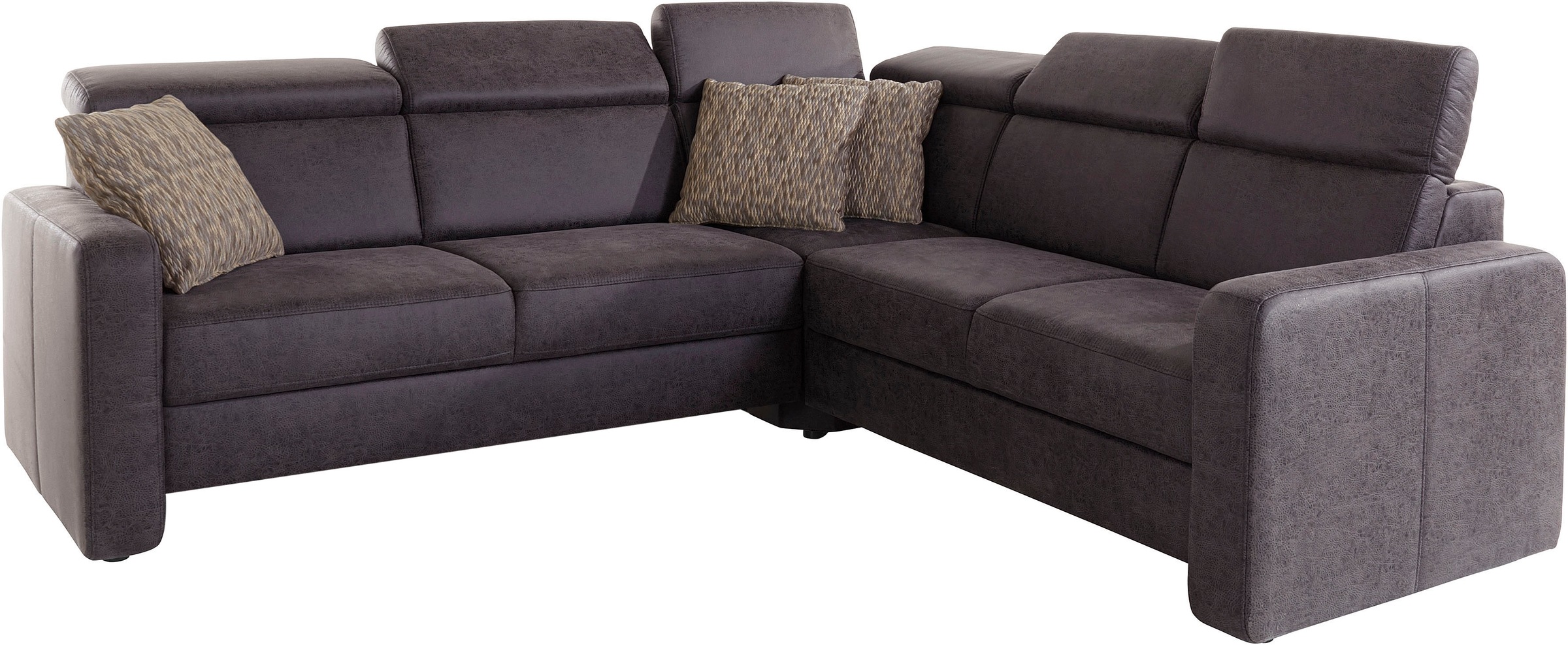 sit&more Ecksofa »Bologna L-Form« Kopfteilverstellung, wahlweise mit Bettfunktion und Schubkasten