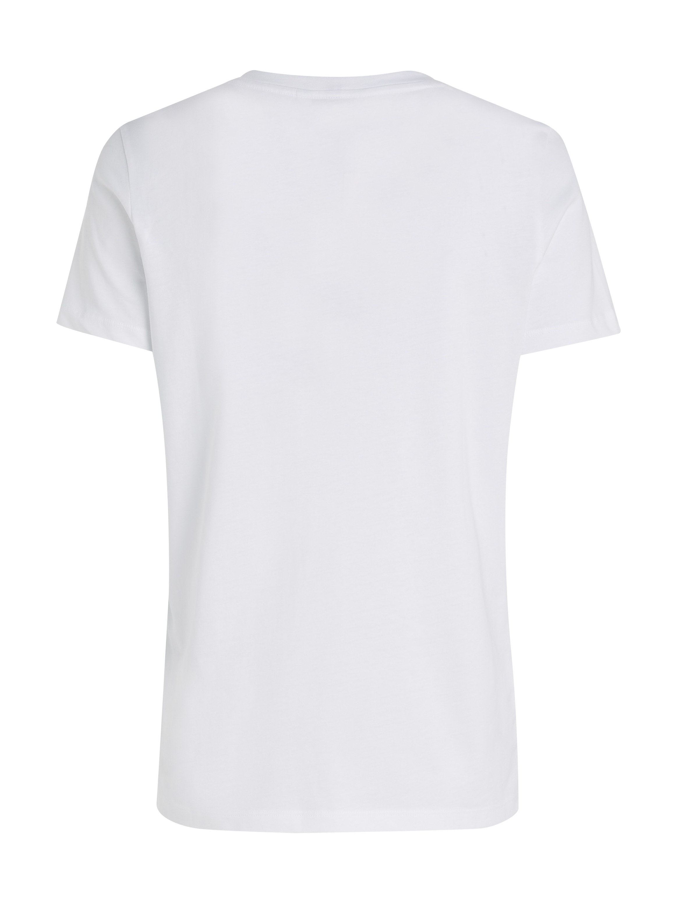 Tommy Hilfiger Rundhalsshirt »HERITAGE HILFIGER C-NK REG TEE«, mit gesticktem Tommy Hilfiger Linear Logo-Schriftzug