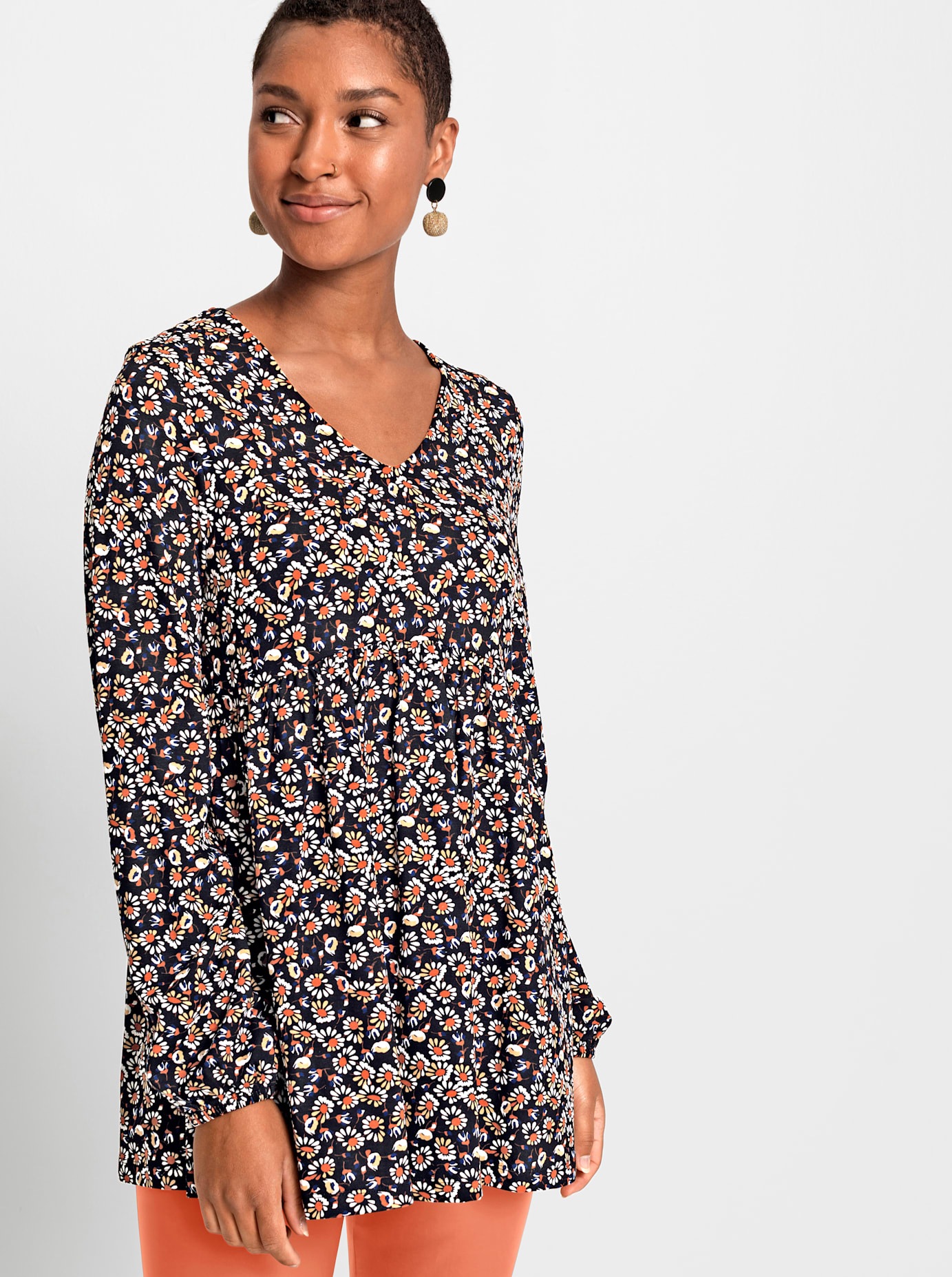 Image of Inspirationen Langarmshirt "Druck-Tunika" 1 Stk.