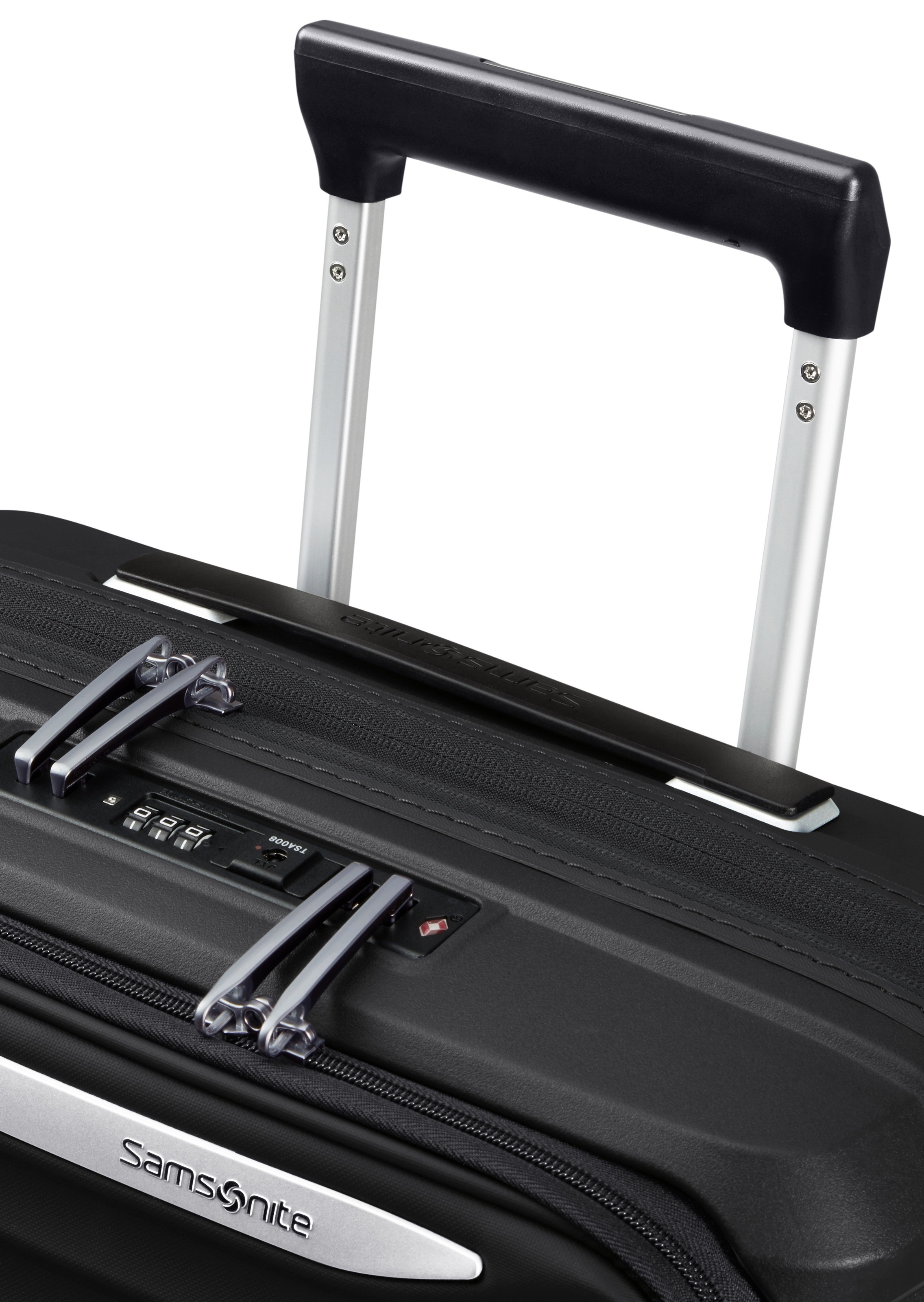 Samsonite Hartschalen-Trolley »UPSCAPE 55 mit Frontfach«, 4 Rollen, Easy-Access-Frontfach Handgepäck Hartschalenkoffer TSA-Zahlenschloss