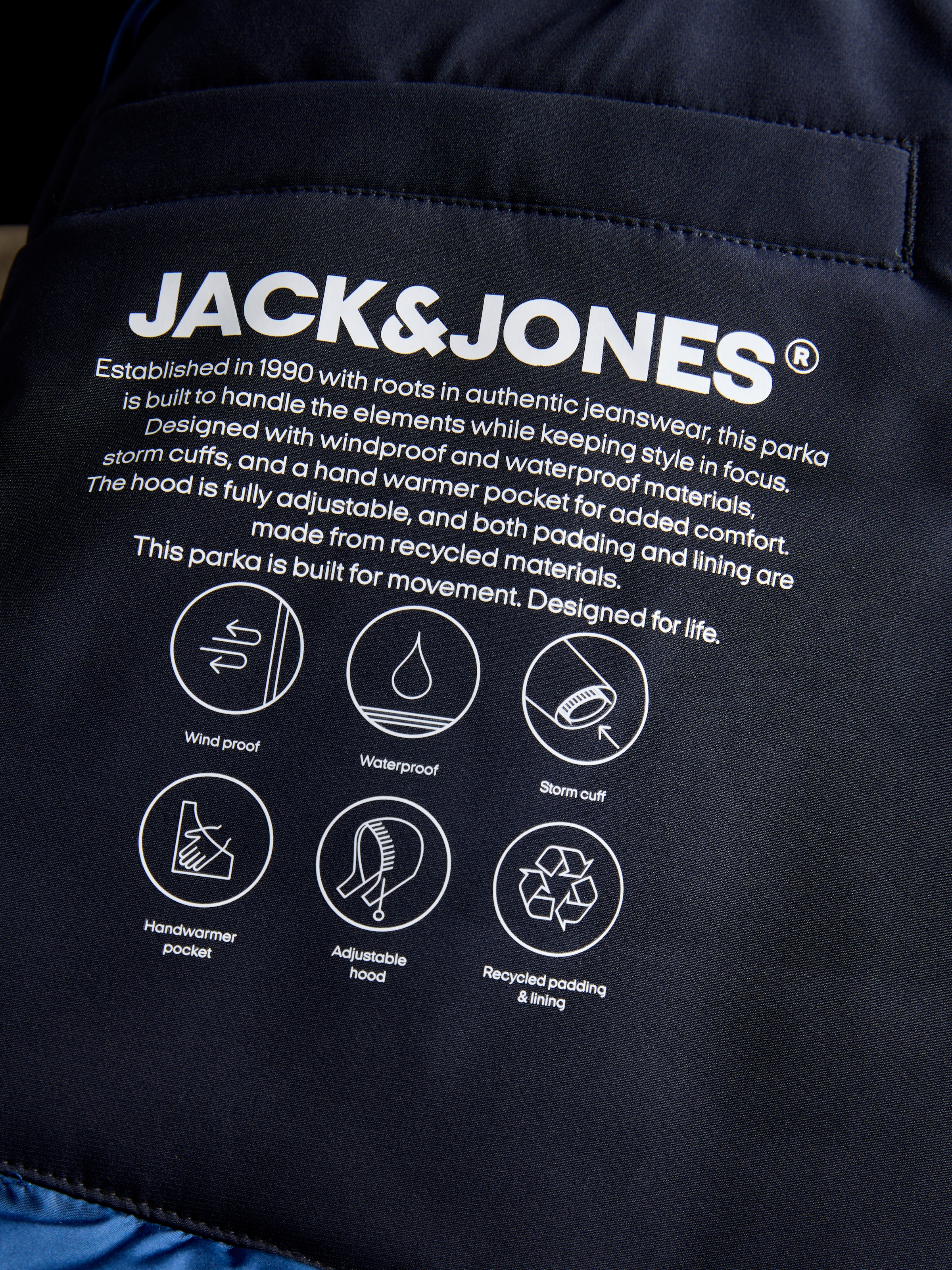 Jack & Jones Parka »JJEKEEN PARKA AW26 SN« avec capuche fibre synthétique, coupe régulière