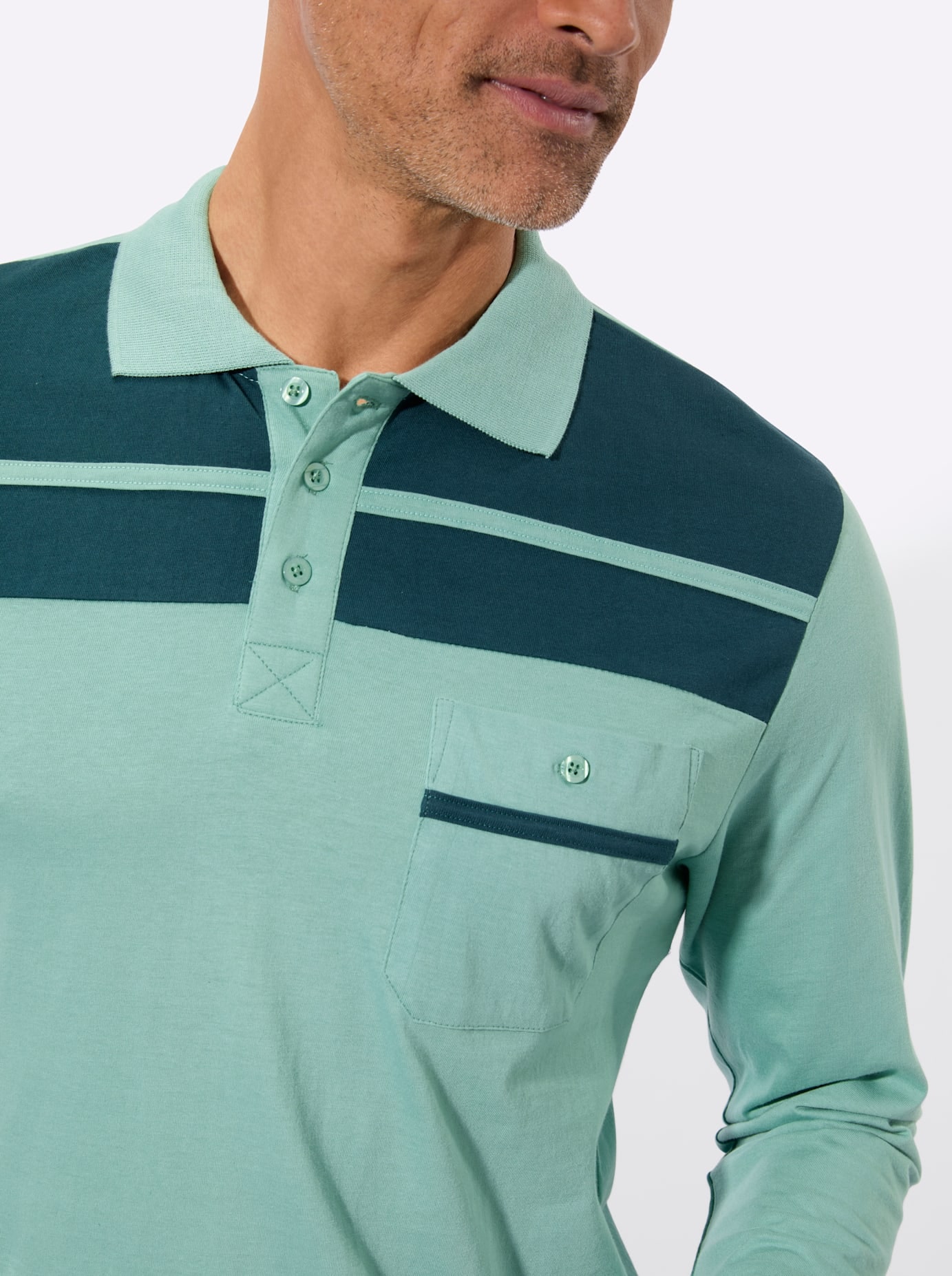 Classic Langarm-Poloshirt »Poloshirt« 1 tlg.