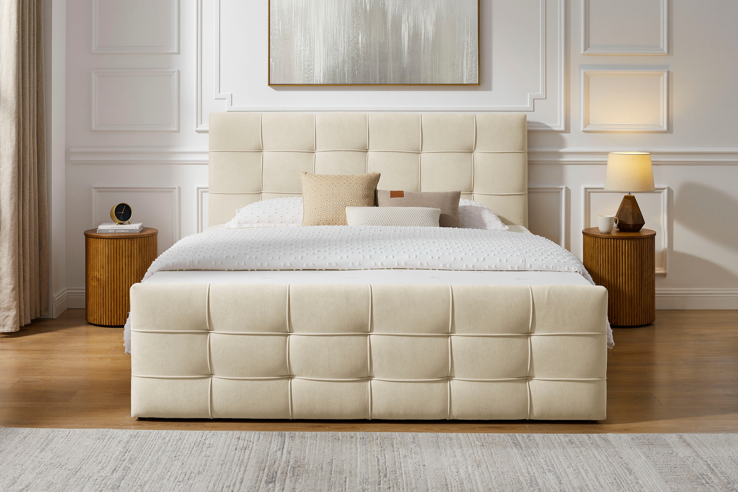 GOODproduct Boxbett »Lilienne inkl. Bettkasten und Topper, Liegefläche 180x200cm« erhältlich in der Grösse 180x200 cm