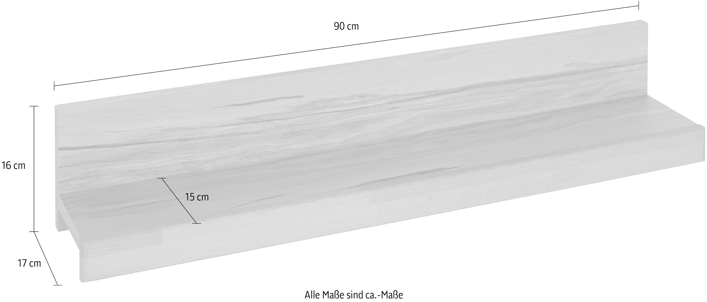 Home affaire Wandregal »Silkeborg« Set, 2 Stk. tlg. 2er-Set