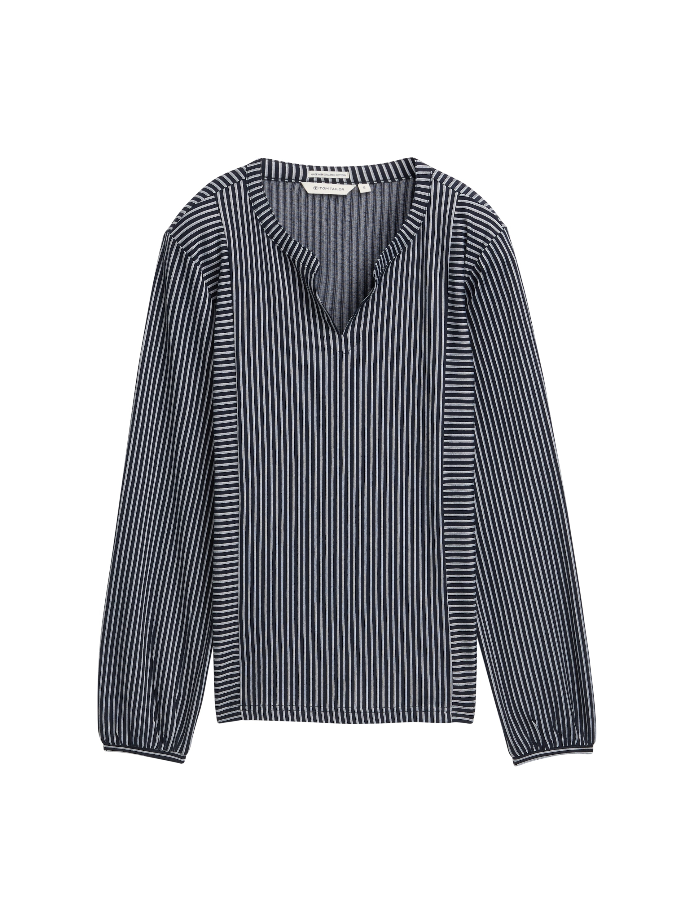 TOM TAILOR Ballonshirt, mit Streifen