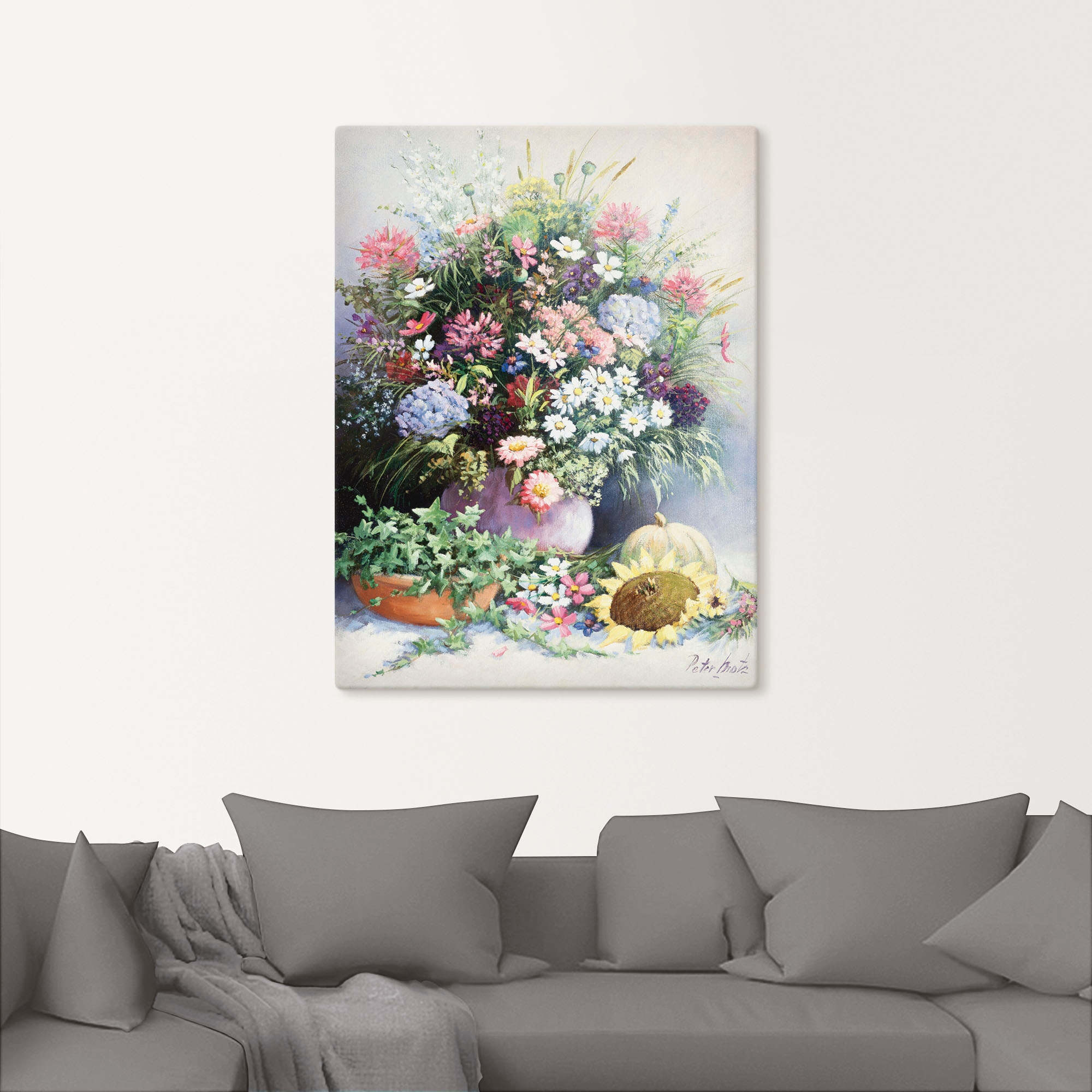 Artland Wandbild »Jahreszeiten Wärme«, Arrangements, (1 St.), als Leinwandbild, Poster in verschied. Grössen