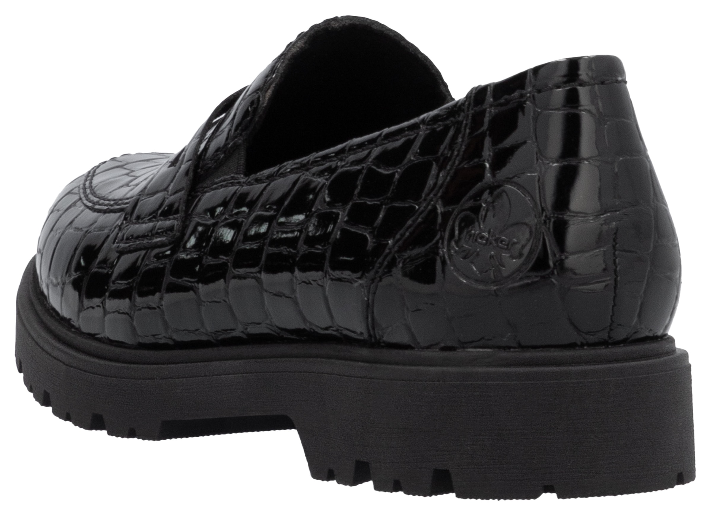 Rieker Loafer  Mocassin, chaussure à enfiler, chaussure universitaire avec petits élastiques