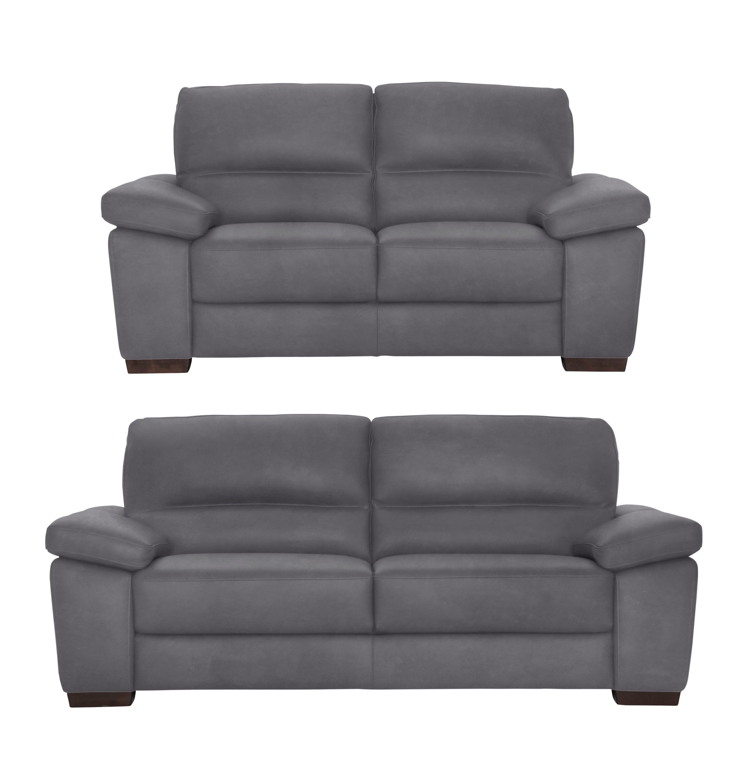 CALIA ITALIA Polstergarnitur »Gaia, hochwertige Garnitur aus 2-Sitzer & 3-Sitzer im edlen Design«, (Set, 2 tlg.), aus pflegeleichtem Luxus-Microfaser Ginevra Hydro Care