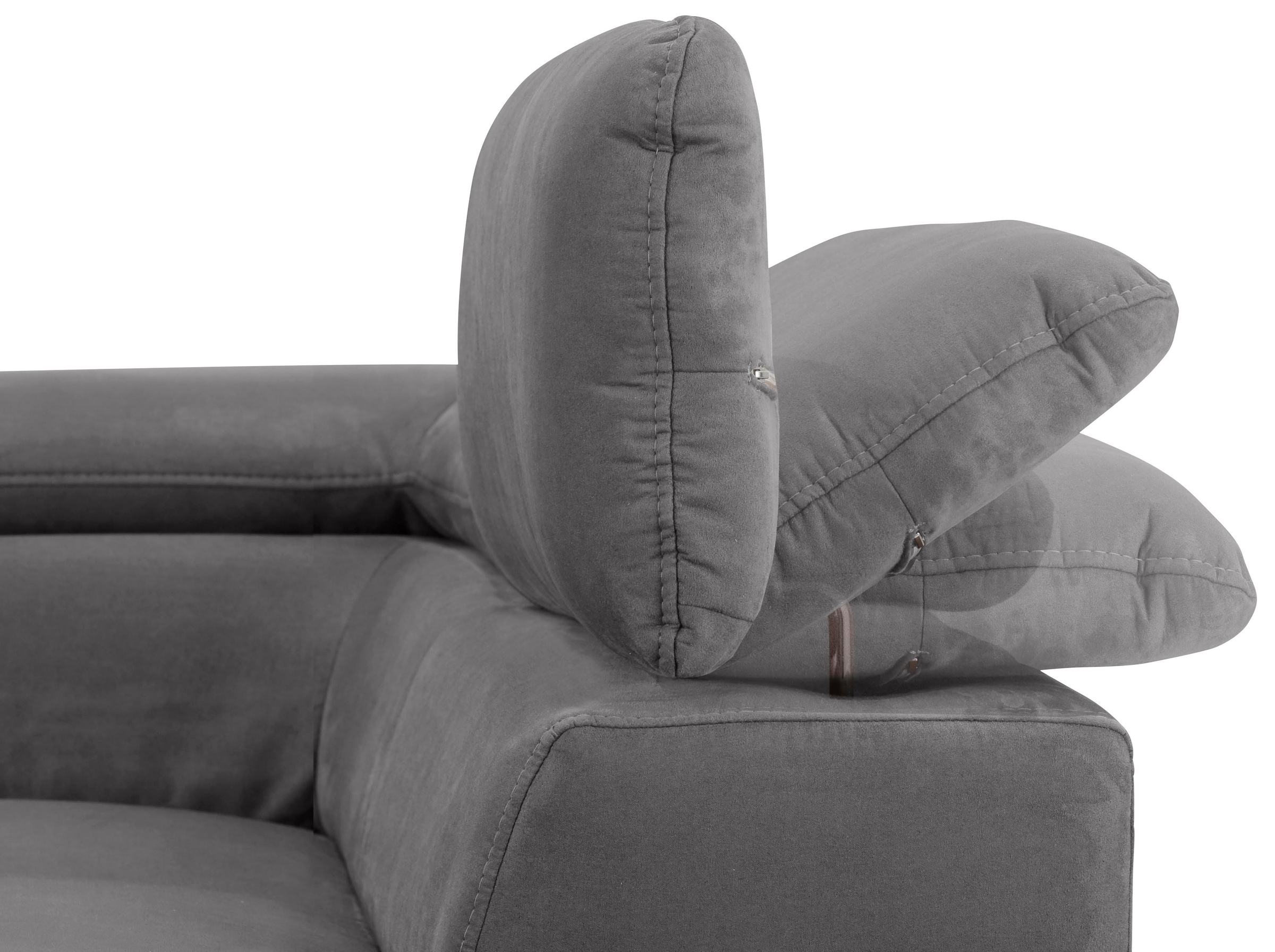 Home affaire Wohnlandschaft »Alberto U-Form«, mit Kopfteilverstellung, wahlweise mit Bettfunktion