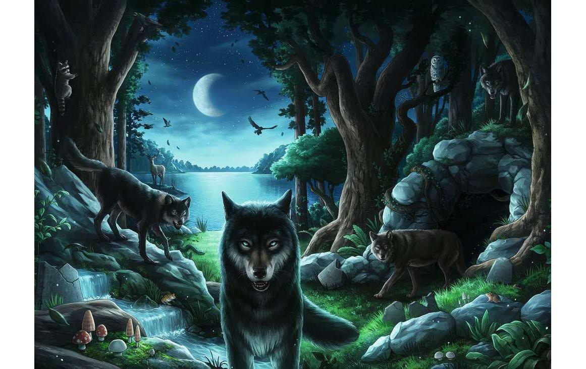 Ravensburger Puzzle »Puzzle Escape Wolfsgeschichten«