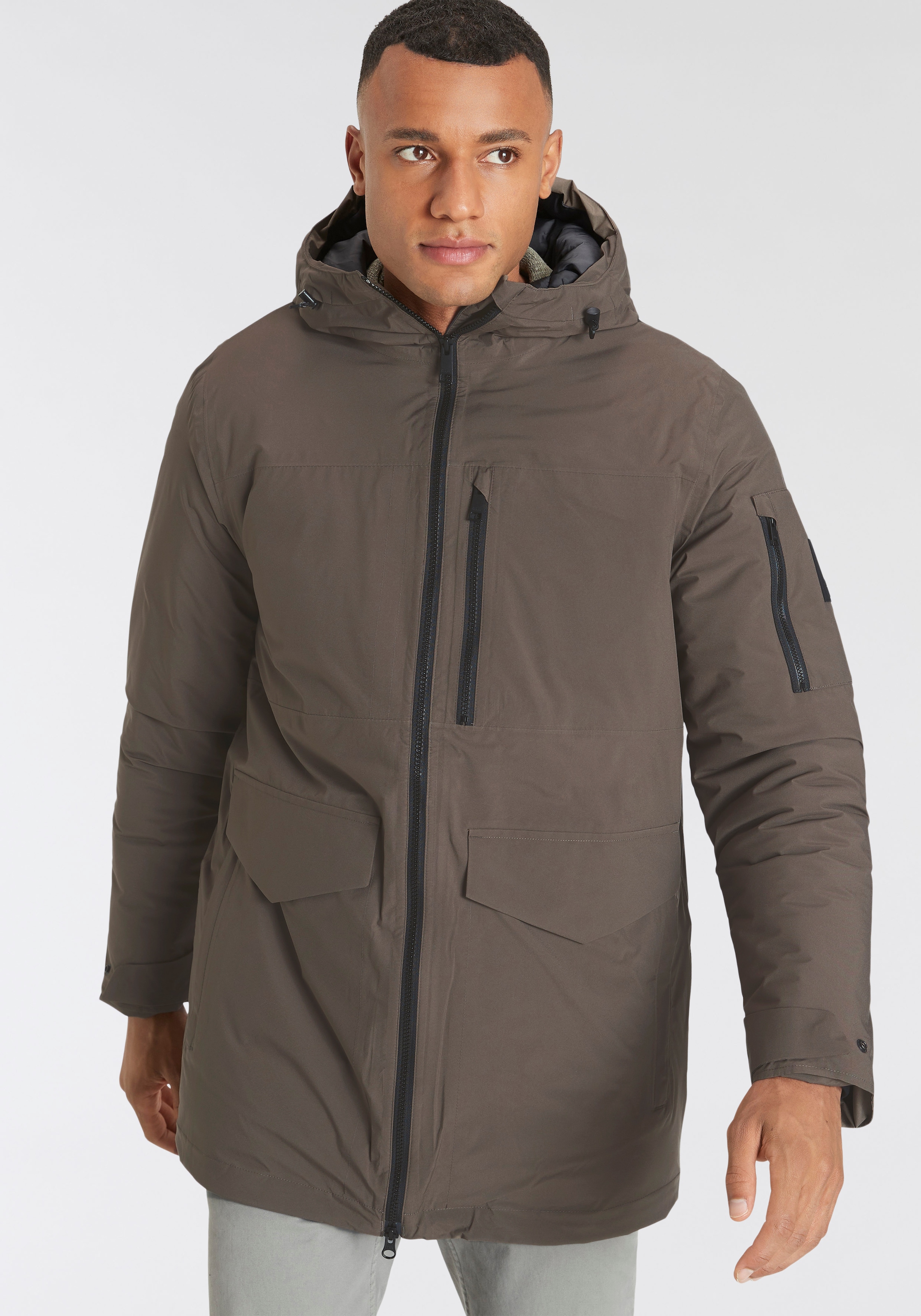 Jack Wolfskin Funktionsparka »KOENIGSBAU«, mit Kapuze, Winterjacke mit Kunstfaserfüllung