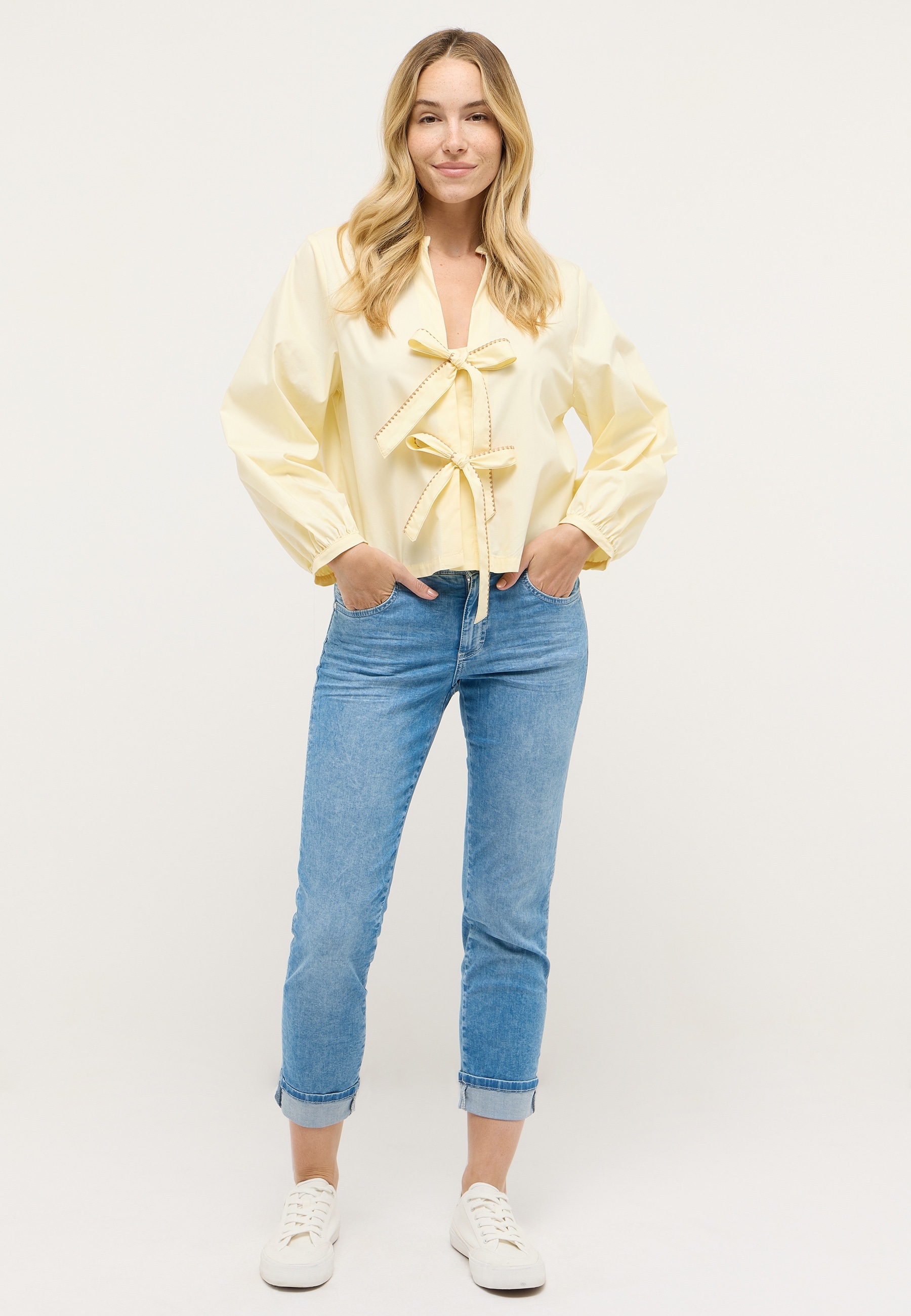 ANGELS Jeans à 5 poches »DARLEEN CROP TU RIBBON«