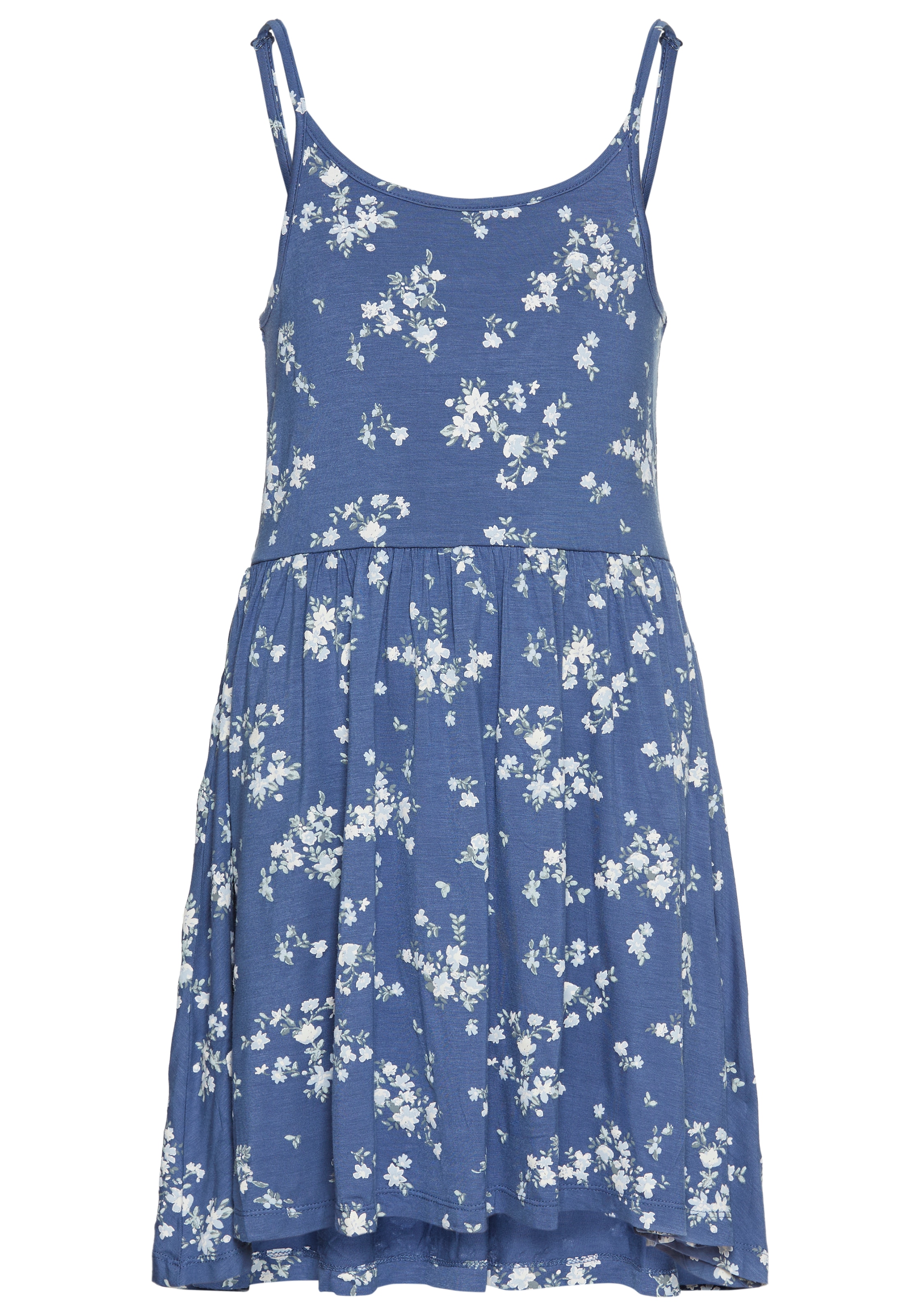 KIDSWORLD Jerseykleid »Trägerkleid, sommerlich mit verstellbaren Trägern«, aus Viskose mit schönem Blumendruck