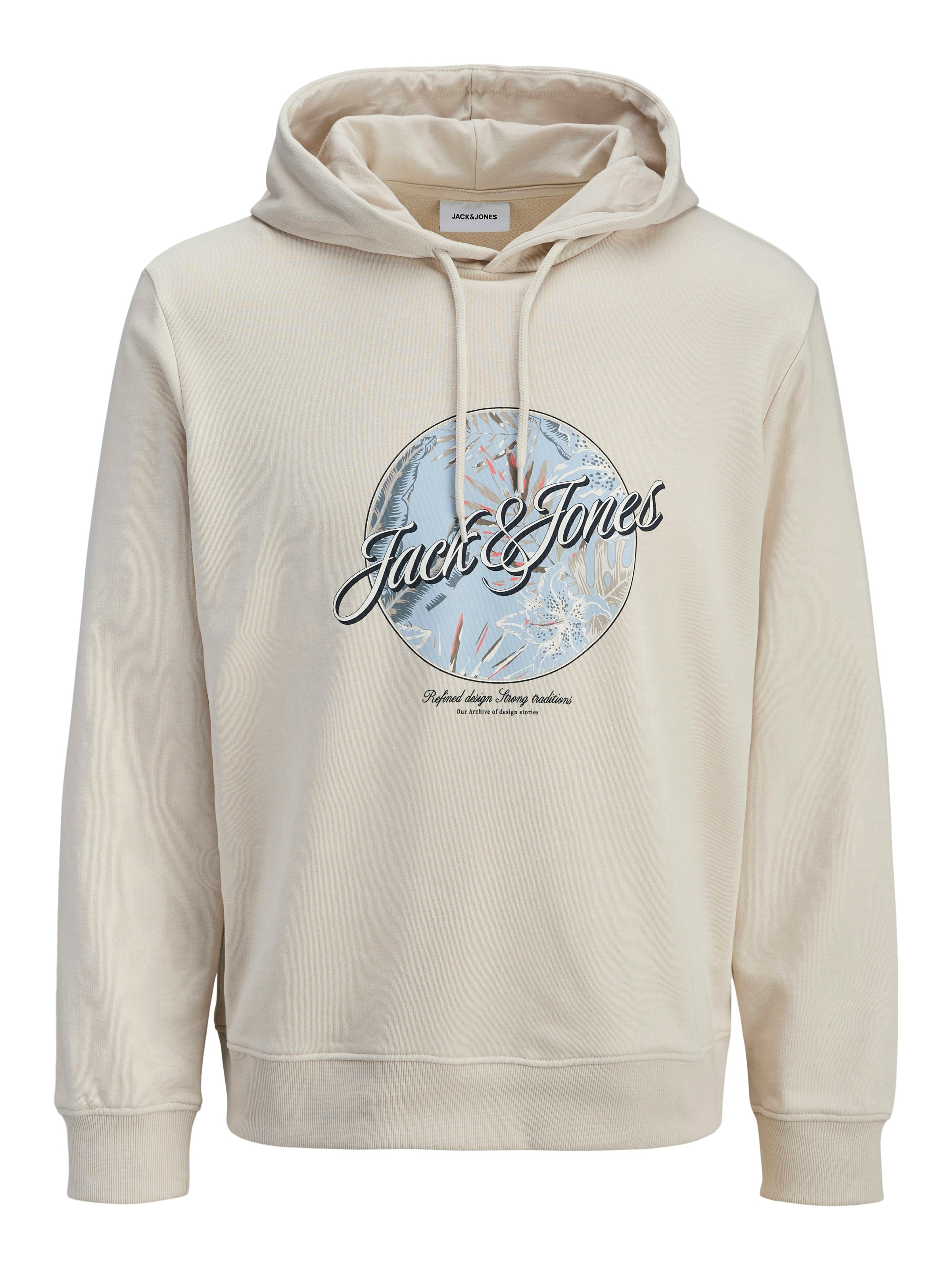 Image of Jack & Jones Kapuzensweatshirt "JJHONOLULU SHAPE SWEAT HOOD", Baumwollmischung, regular fit