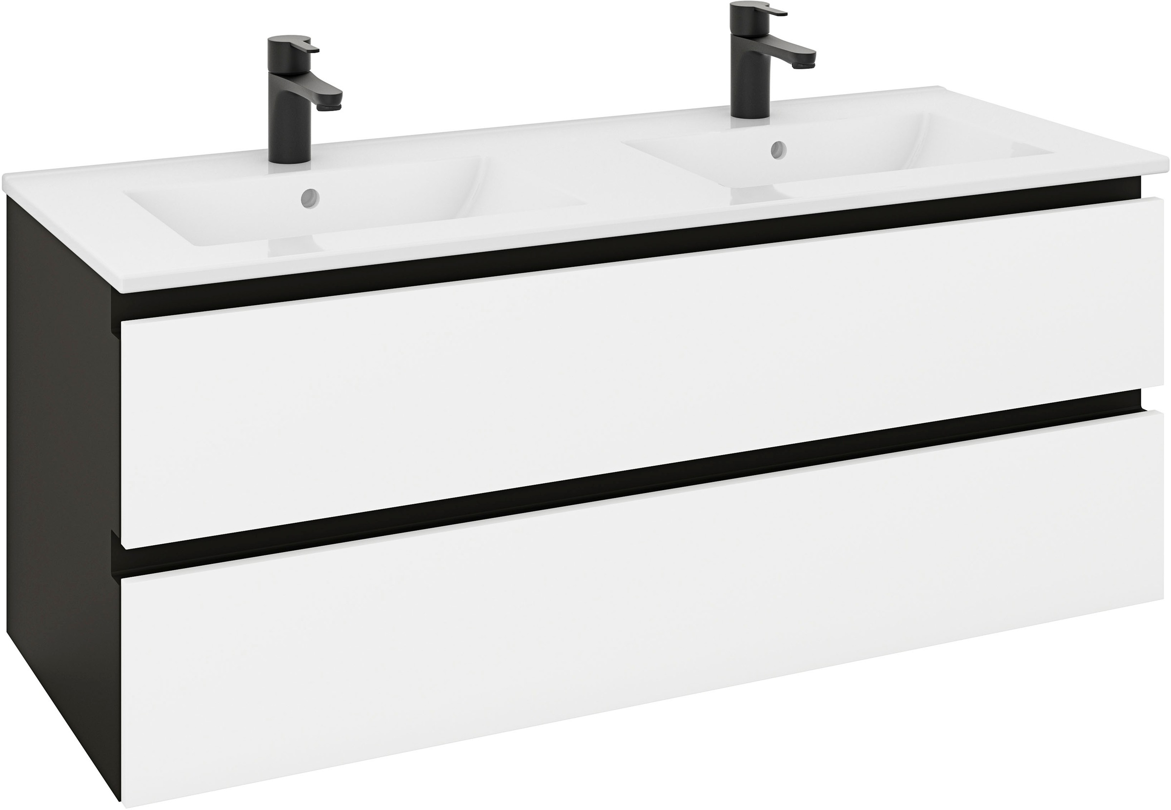 MARLIN Waschtisch »3510clarus«, 122 cm breit, Waschplatz inkl. Waschbecken, vormontiert