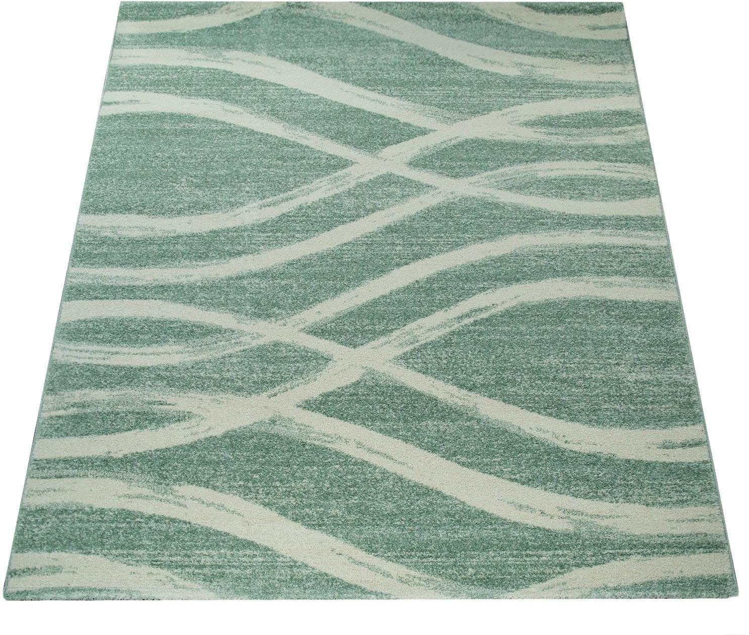 Image of Paco Home Teppich »Hugo 812«, rechteckig, 16 mm Höhe, Kurzflor, modernes Design, geschwungenen Linien, Wohnzimmer bei Ackermann Versand Schweiz