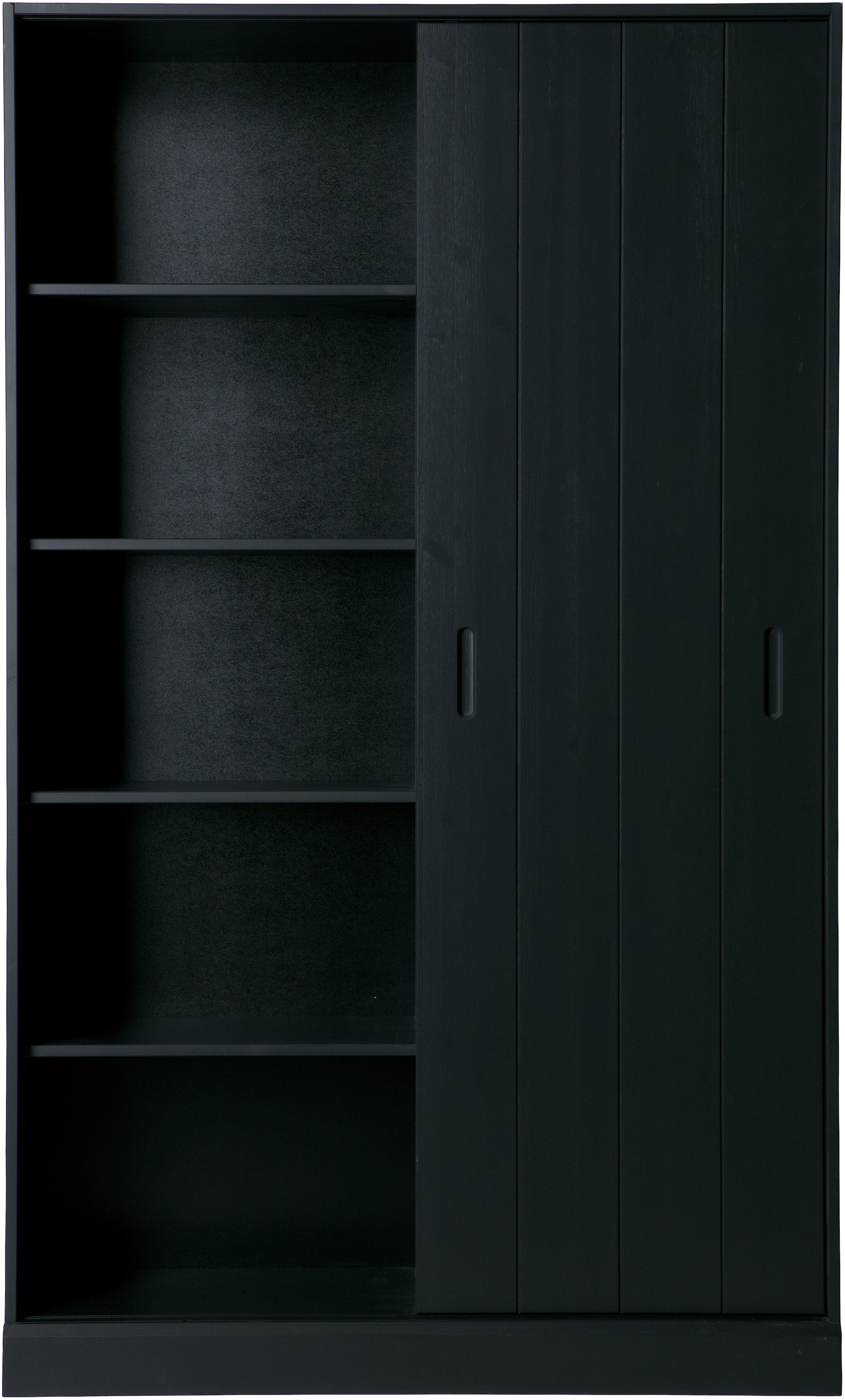 WOOOD Mehrzweckschrank »Move Massivholz Kiefernholz mit Schiebetür geschliffen 200x120x42 cm« Einfach zu montieren, Tragkraft 15 kg pro Boden, sichtbare Maserung