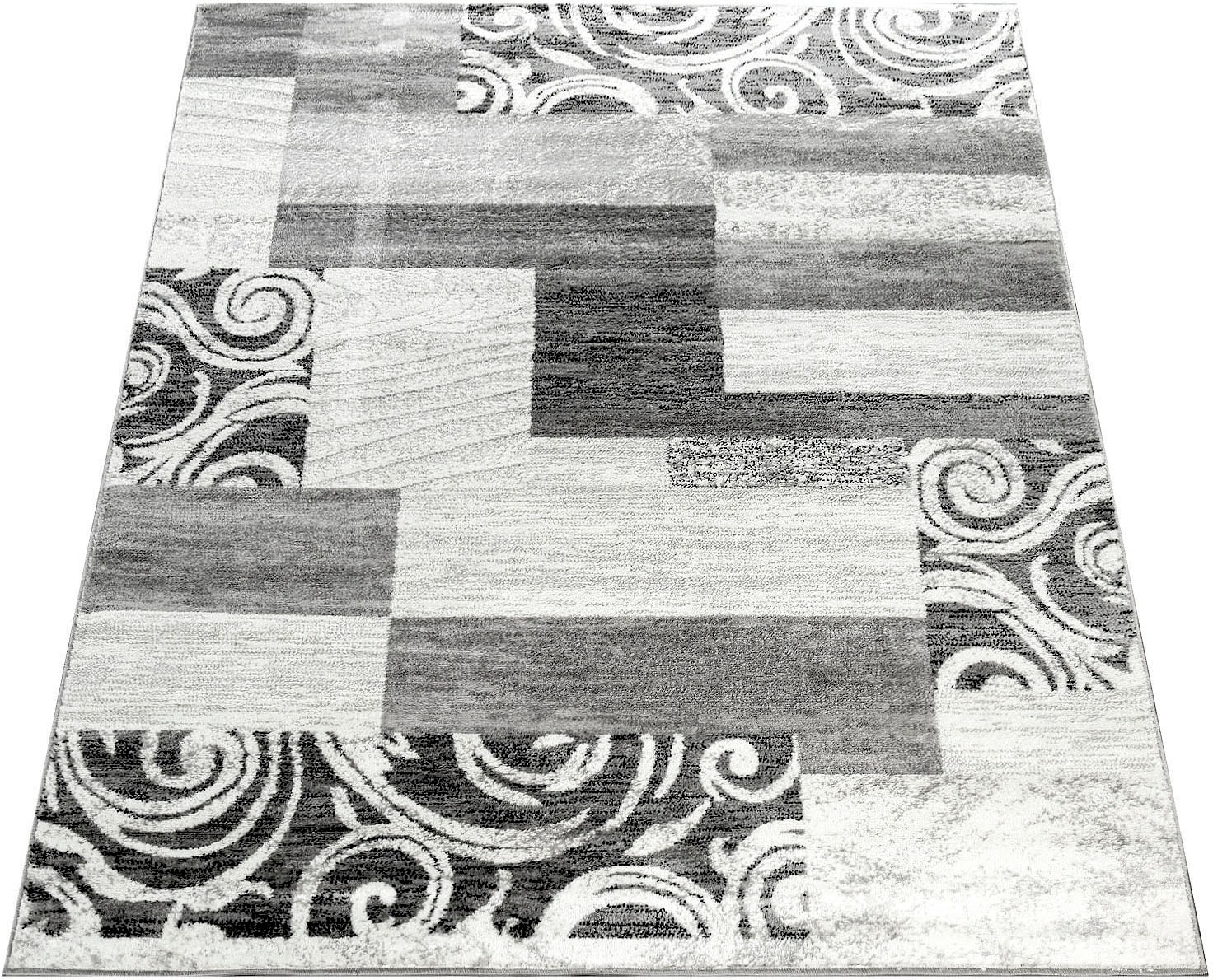 Paco Home Teppich »Sinai 053«, rechteckig, Kurzflor, Patchwork Design, mit Ornamenten