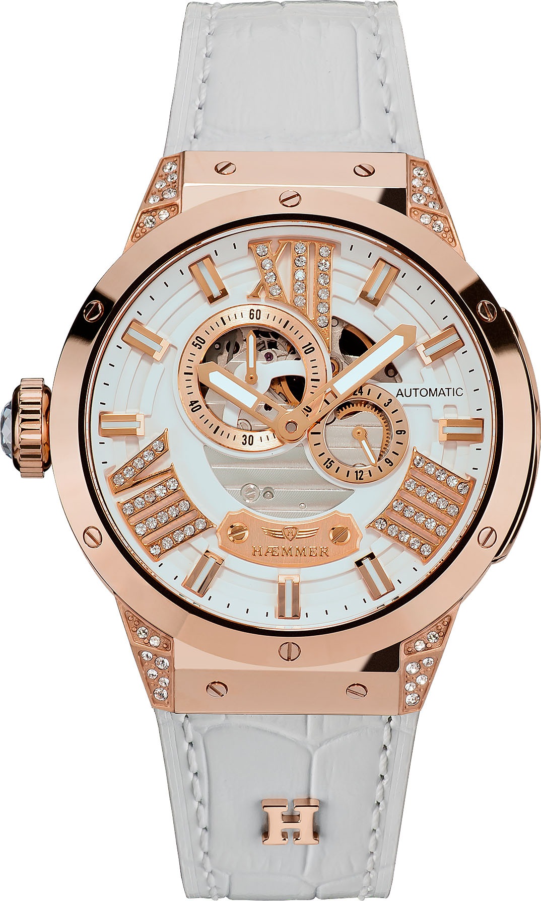 Image of HAEMMER GERMANY Automatikuhr »WHITE LIGHT, GL-400-W« bei Ackermann Versand Schweiz