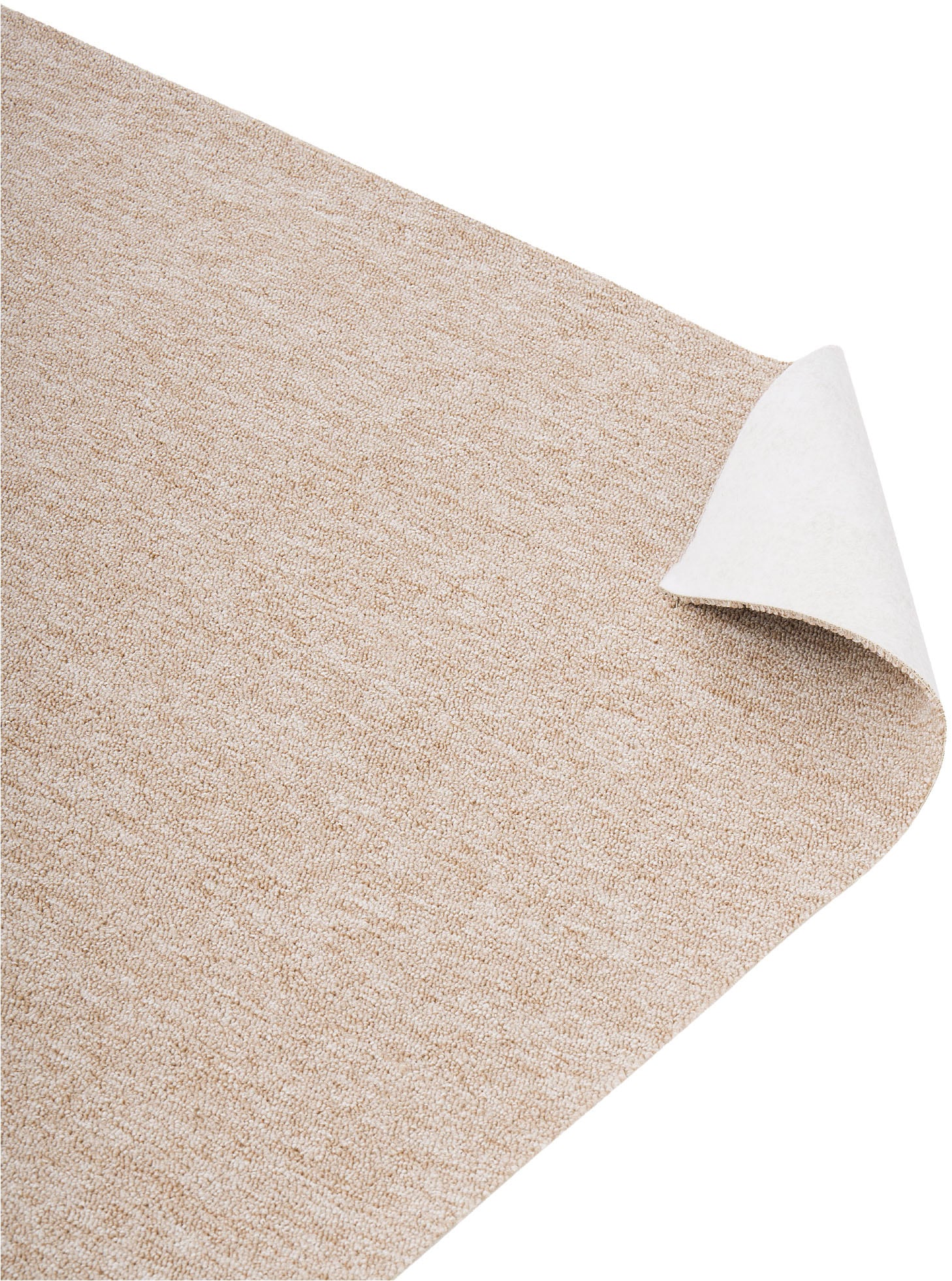 my home Moquette »Fortis, Schlinge, Made in Netherlands« Rectangulaire 5 mm Höhe meliert, Breite 400 cm, strapazierfähig, Wohnzimmer