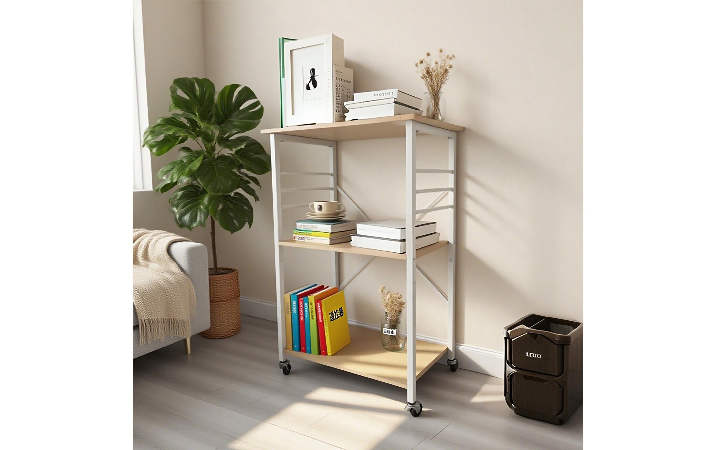 relaxdays Küchenwagen »89 x 60 x 40 cm«