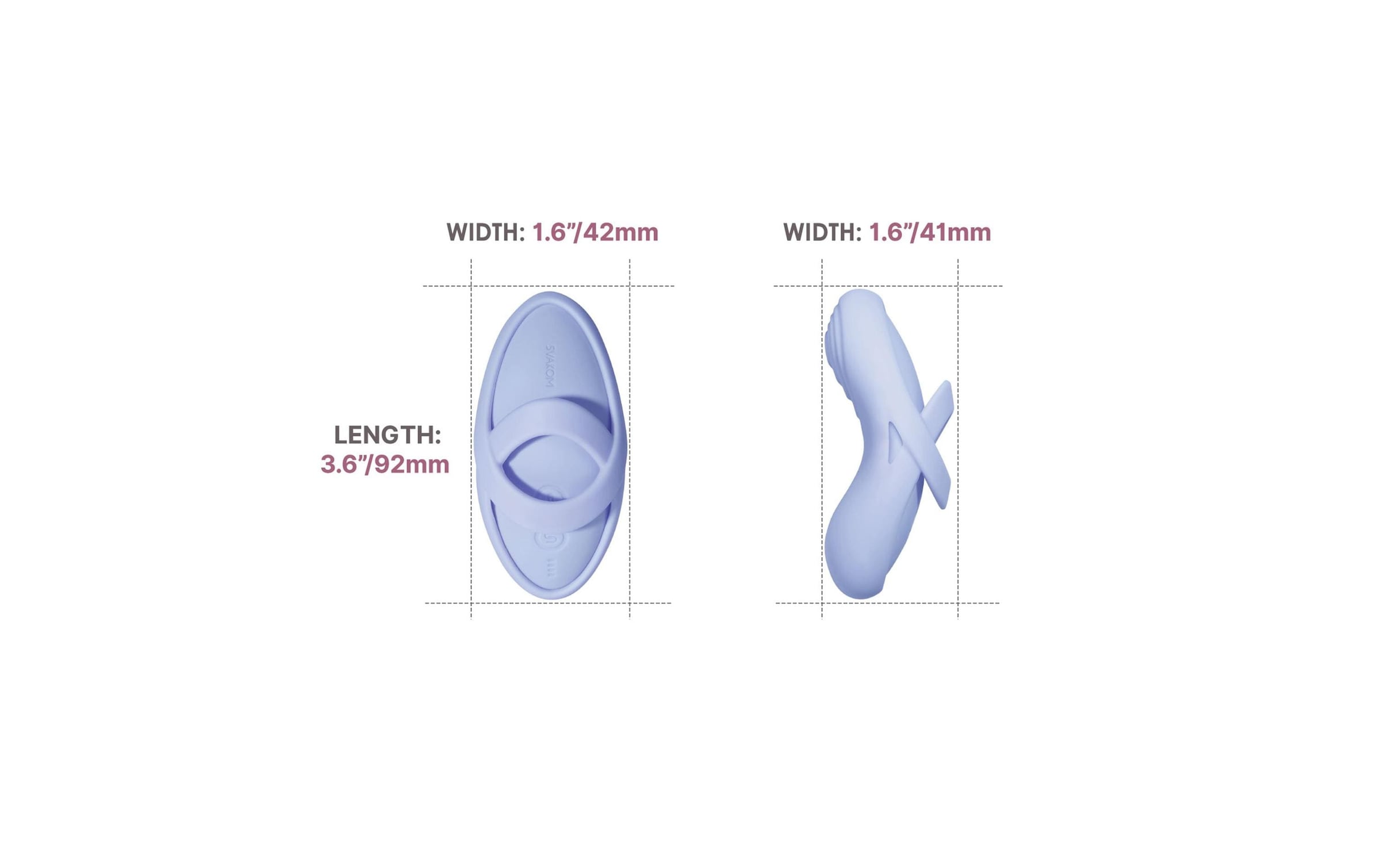 Svakom Vibrator »2 Sky Blue«