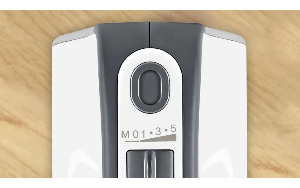 BOSCH Handmixer »MFQ49300, Edelst. Rührbesen/Knethaken, 5 Stufen, Spiralkabel« 850 W Turbotaste, Soft-Touch-Griff, leichtes Gehäuse, Made in Europe