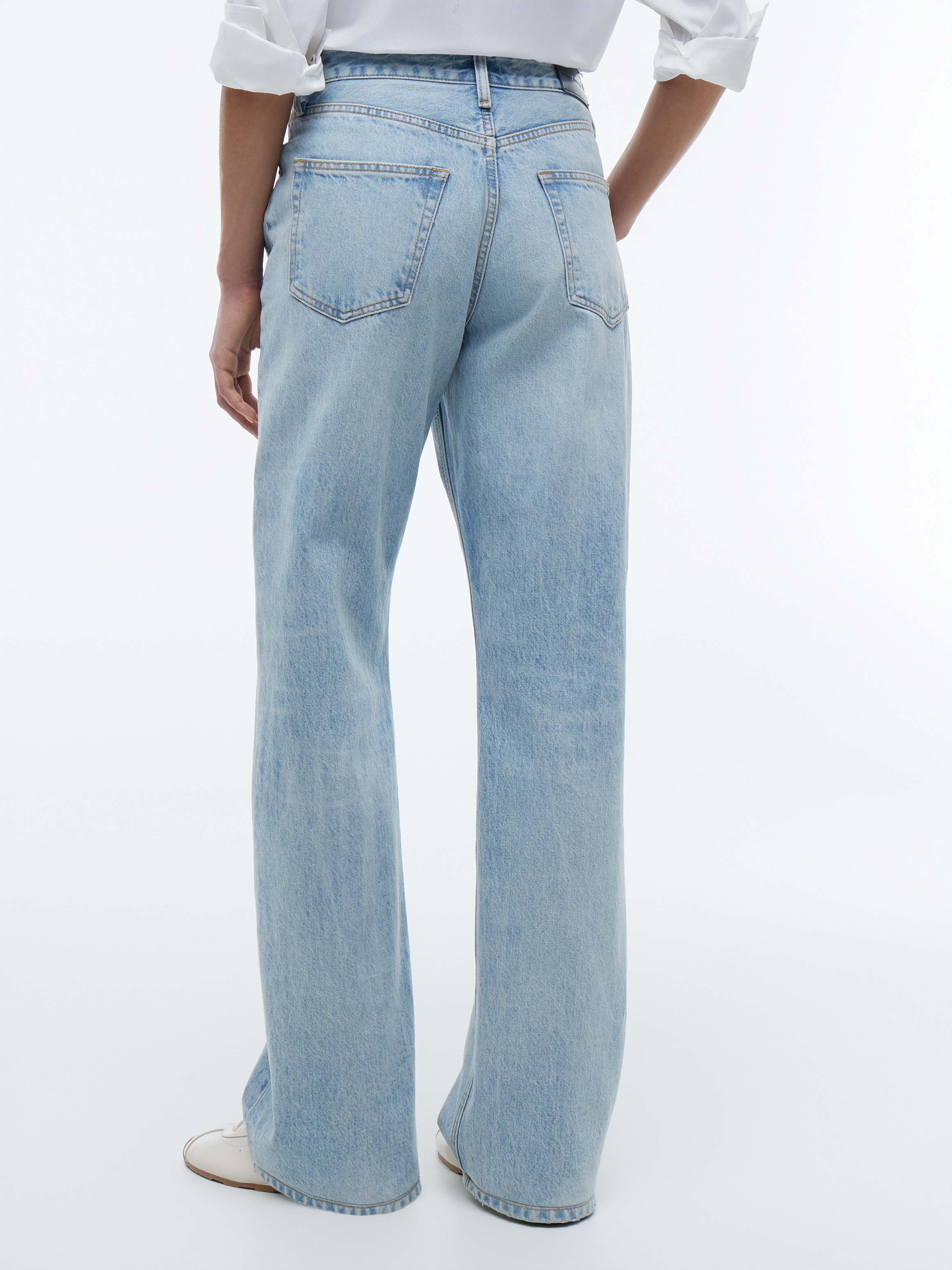 Tommy Hilfiger Jeans droit »LOOSE STRAIGHT CAM RW« Baumwolle, straight fit, regular waist