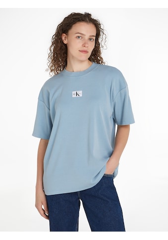 T-Shirt »WASHED RIB LABEL BOYFRIEND TEE«