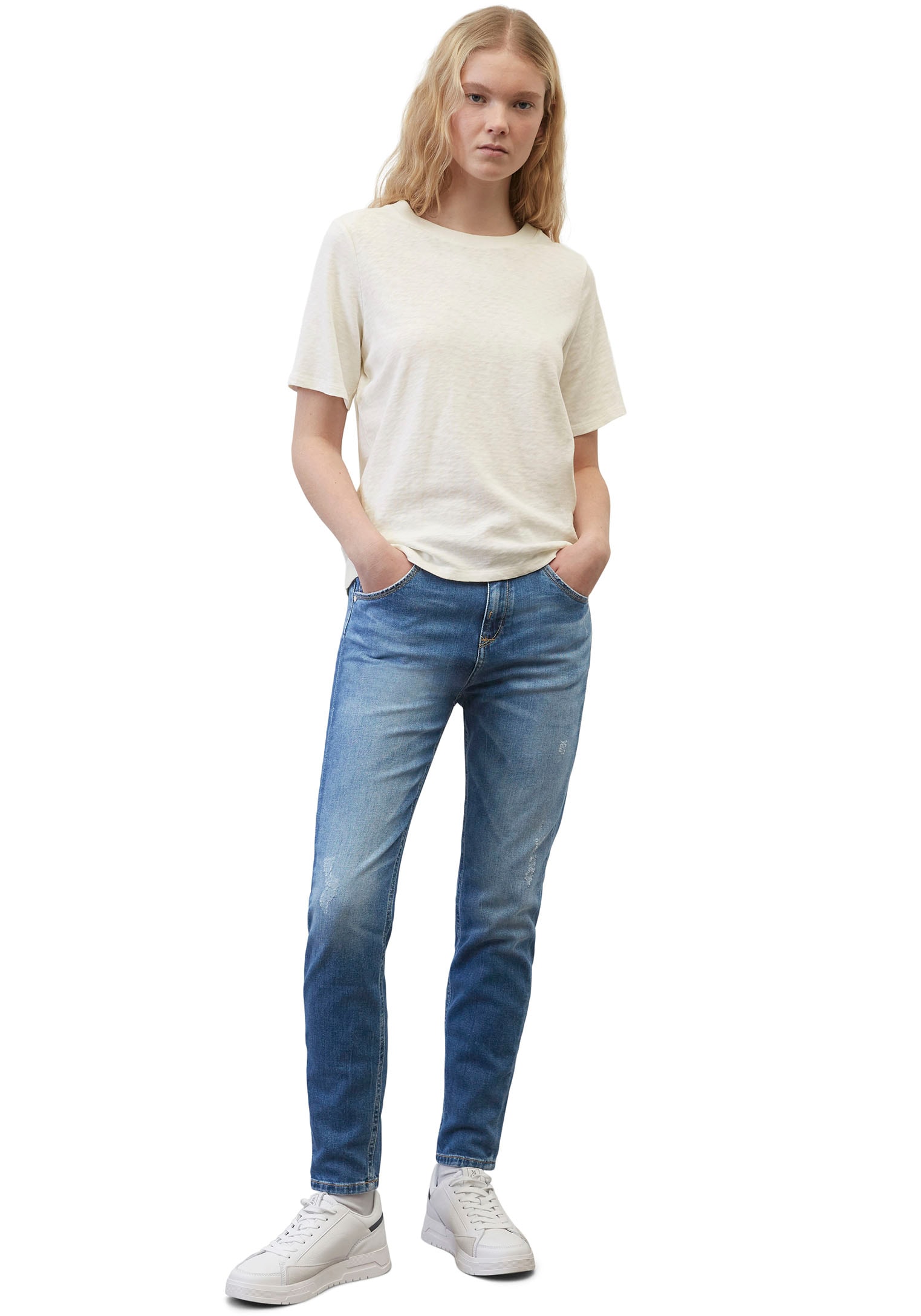 Marc O'Polo DENIM T-Shirt, im cleanen Basic-Look