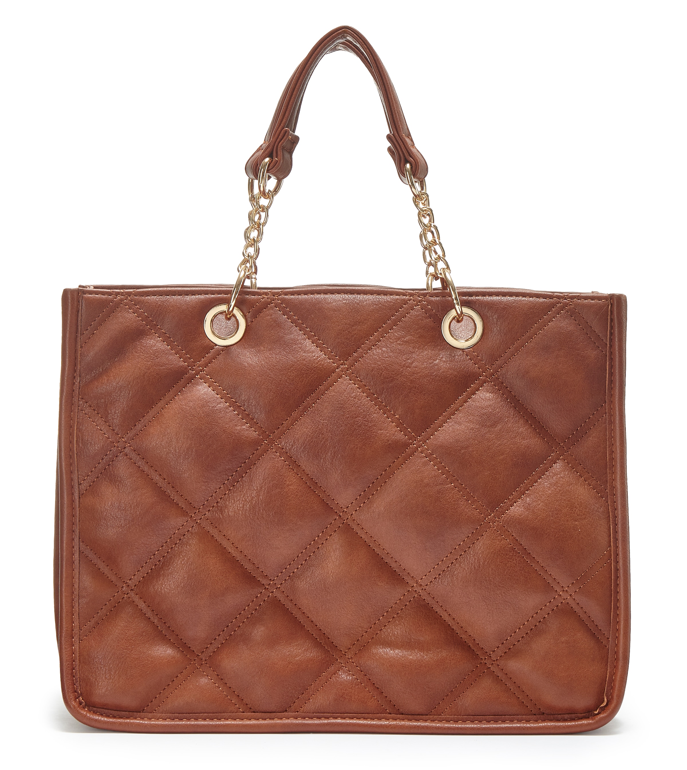 Vivance Sac à main »Henkeltasche, Schultertasche, Minibag, Damentasche« mit modischer Steppung und Ketten-Details VEGAN