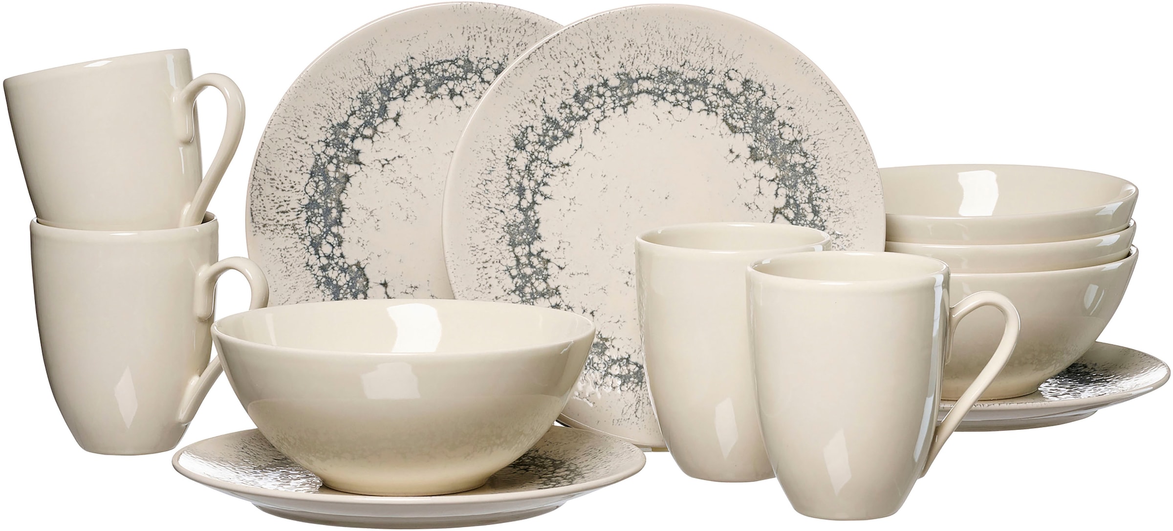 Image of Ritzenhoff & Breker Kaffeeservice "Cecina" Geschirr-Set, seidig schimmernde Farbglasur