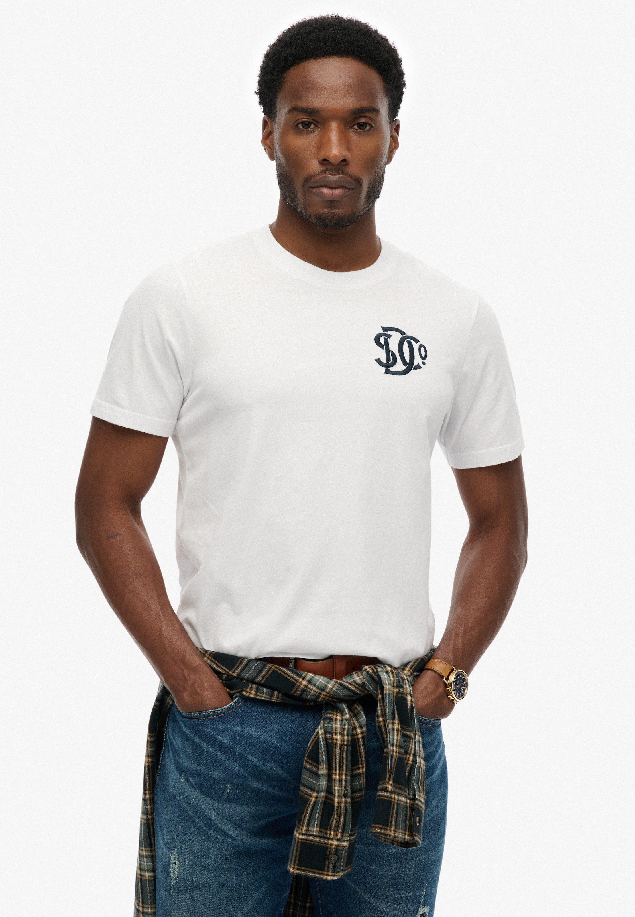 Image of Superdry Rundhalsshirt "Sd&co Neon Relaxed Tee" Baumwolle, regular fit