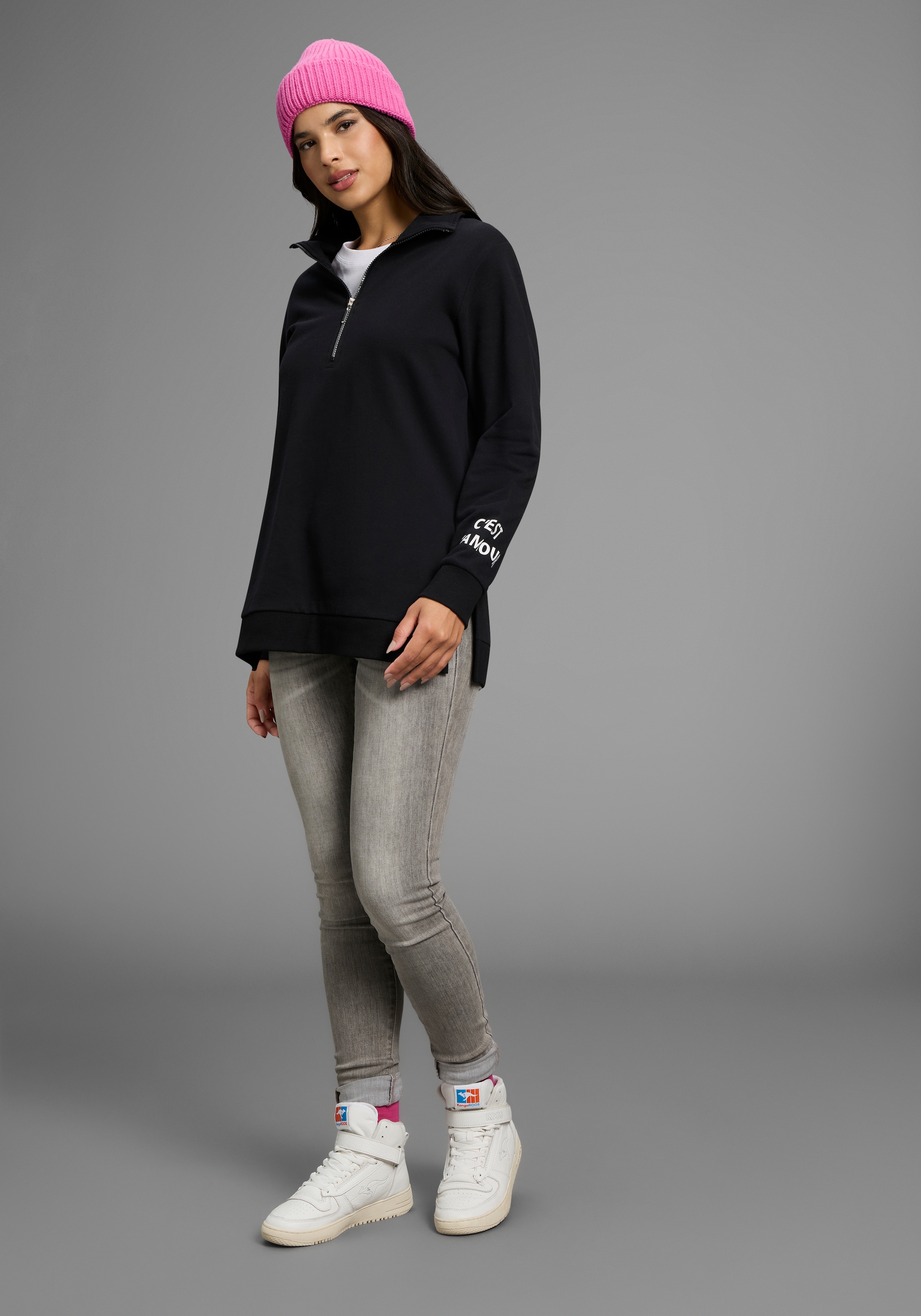 Laura Scott Longsweatshirt, in grossen Grössen verfügbar
