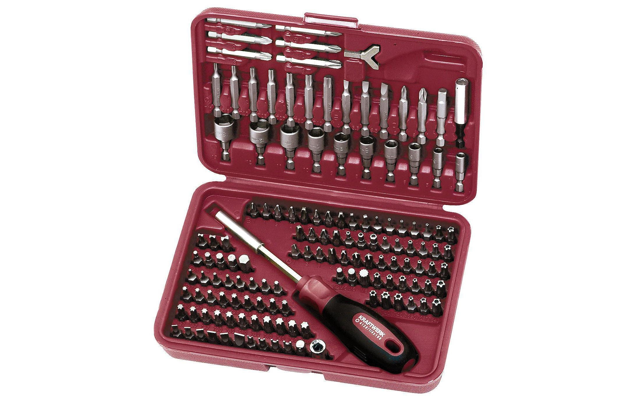 Image of Kraftwerk Werkzeugset "Universal-Bitbox 138-teilig" 138 Stk. tlg.