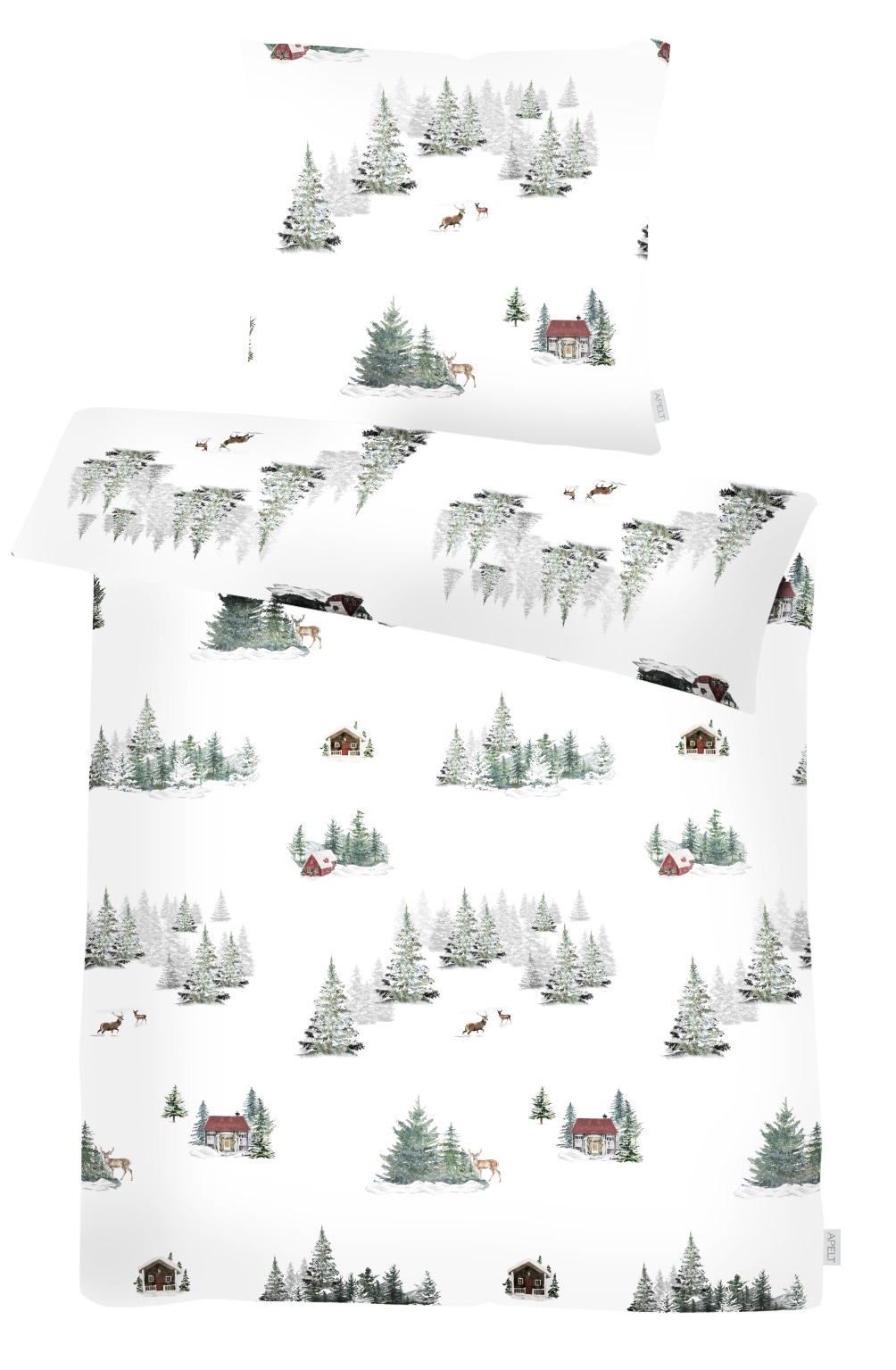 Image of APELT Bettwäsche "Sven Flanell" 2 Bettwäsche-Set mit Reissverschluss, Flanell, Digitaldruck / Flanell
