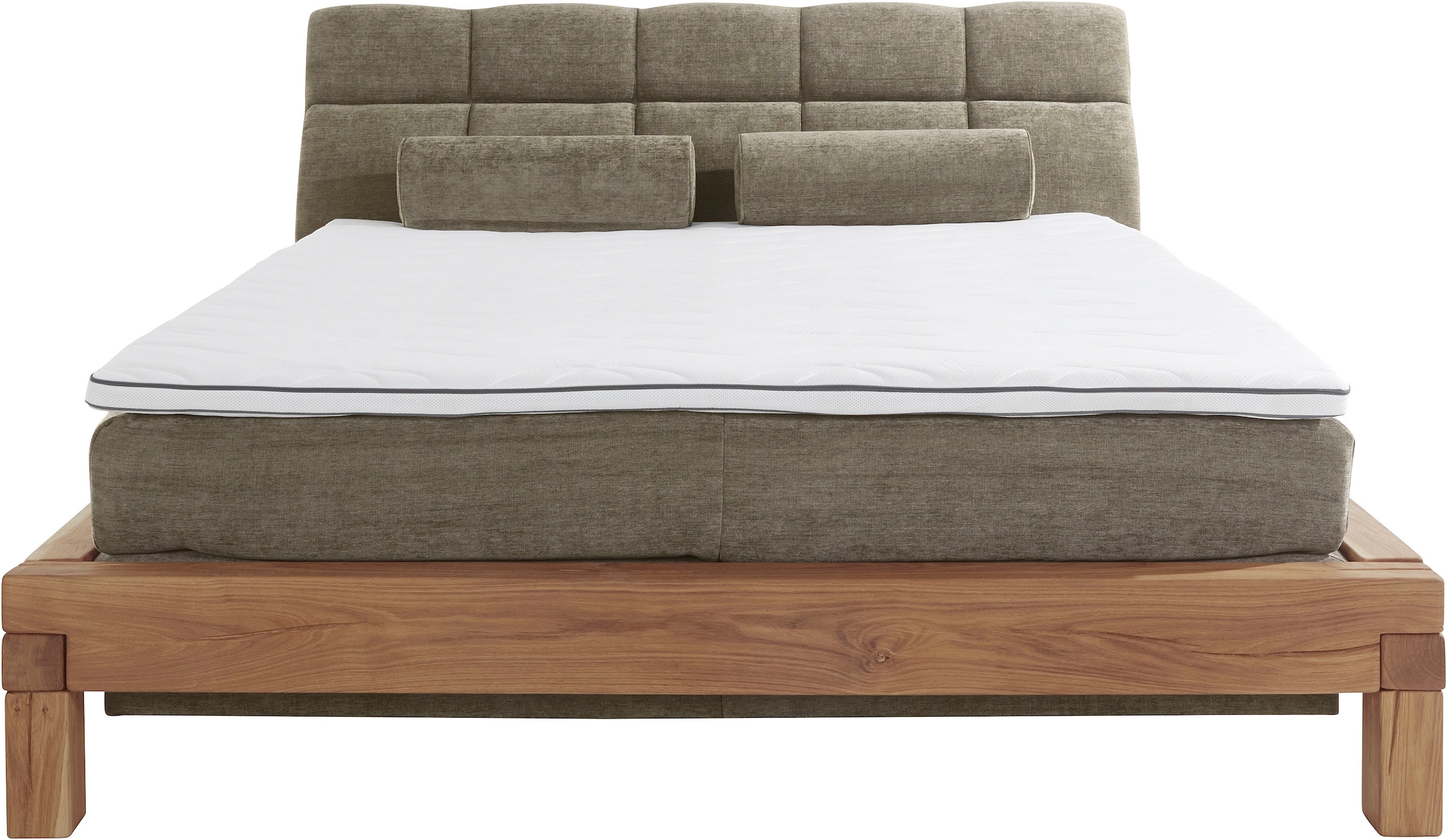 Home affaire Boxspringbett »Villads« Liegefläche: 180/200 cm, Inside-Boxspring-Unterbau, recycelte Stoffe