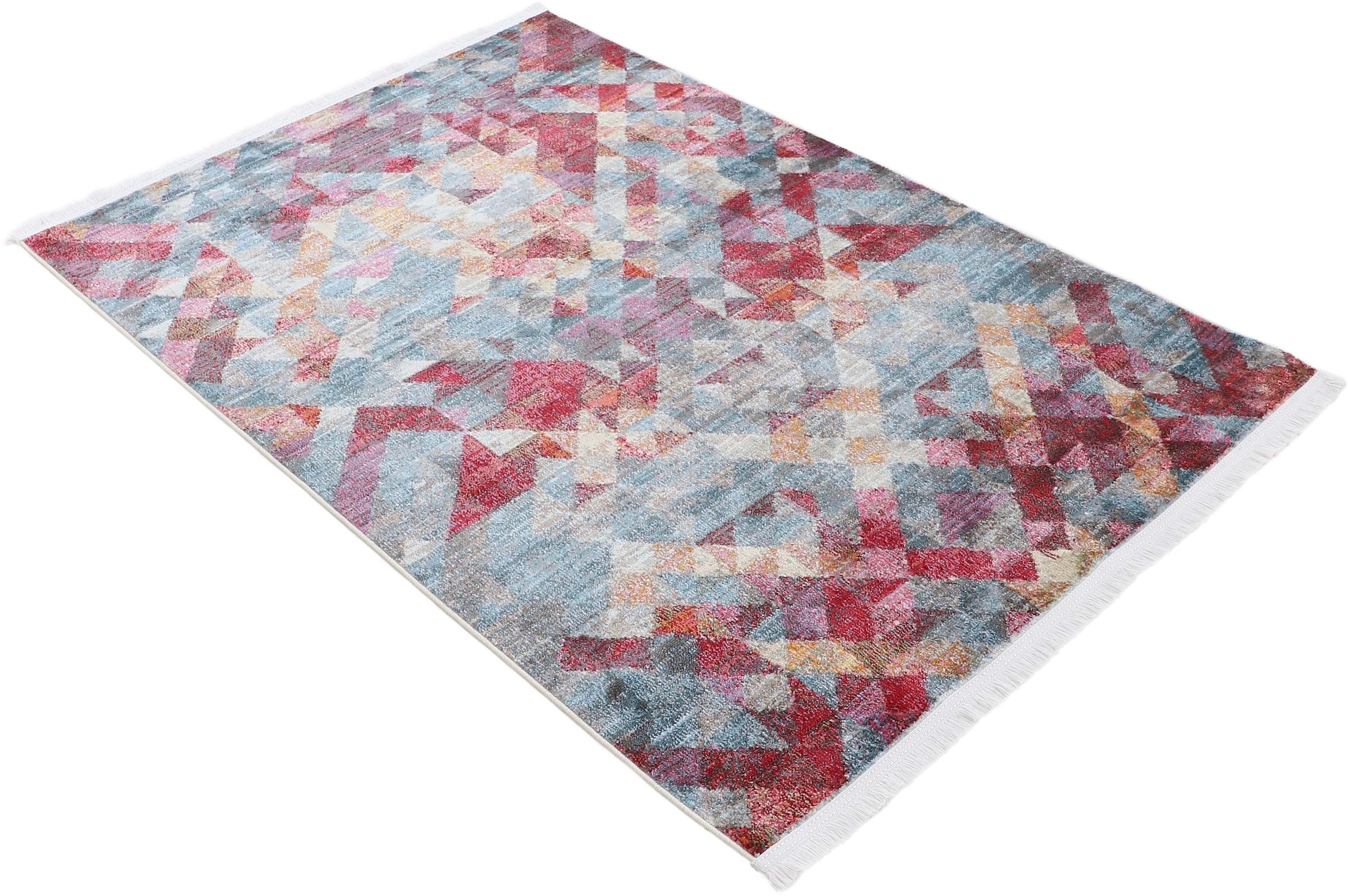 carpetfine Tapis »Lori« Rectangulaire 7 mm Höhe Vintage Grafisch Design, Wohnzimmer