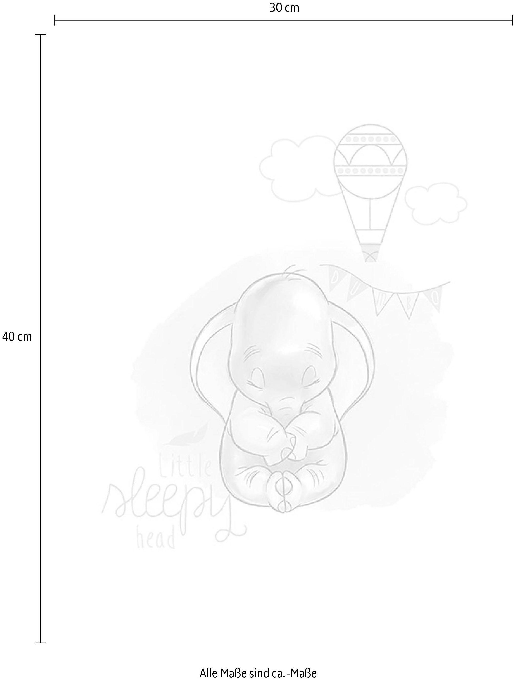 Komar Poster »Dumbo Sleepy«, Disney, (1 St.), Kinderzimmer, Schlafzimmer, Wohnzimmer