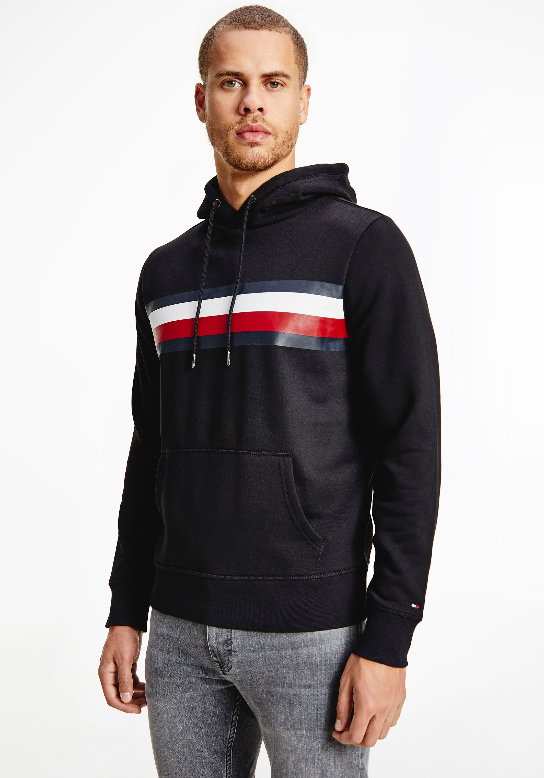 Image of Tommy Hilfiger Kapuzensweatshirt »GLOBAL STRIPE HOODY« bei Ackermann Versand Schweiz