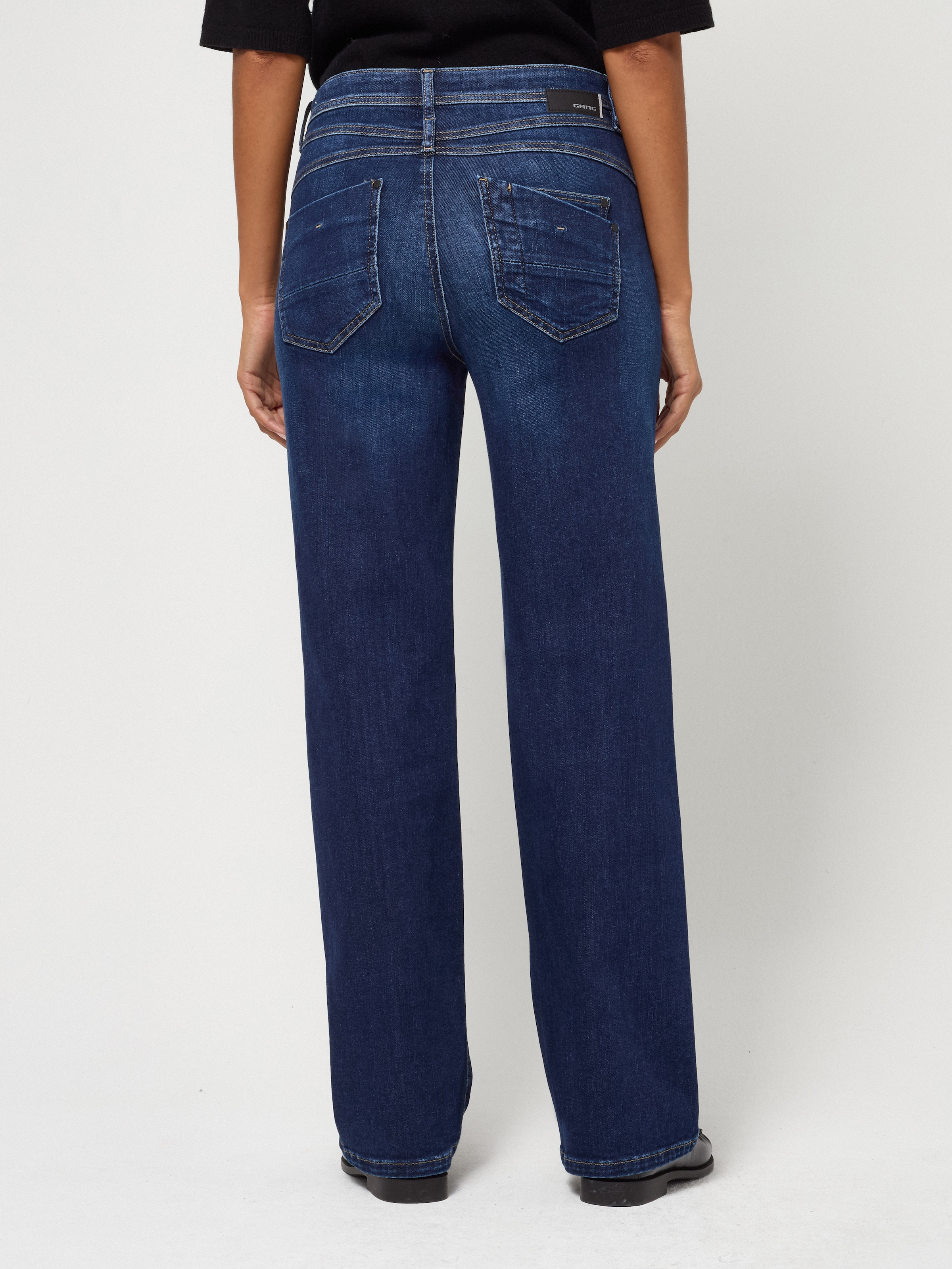 GANG Jeans large »94AMELIE WIDE« im 5-Pocket-Stil aus Stretch-Denim