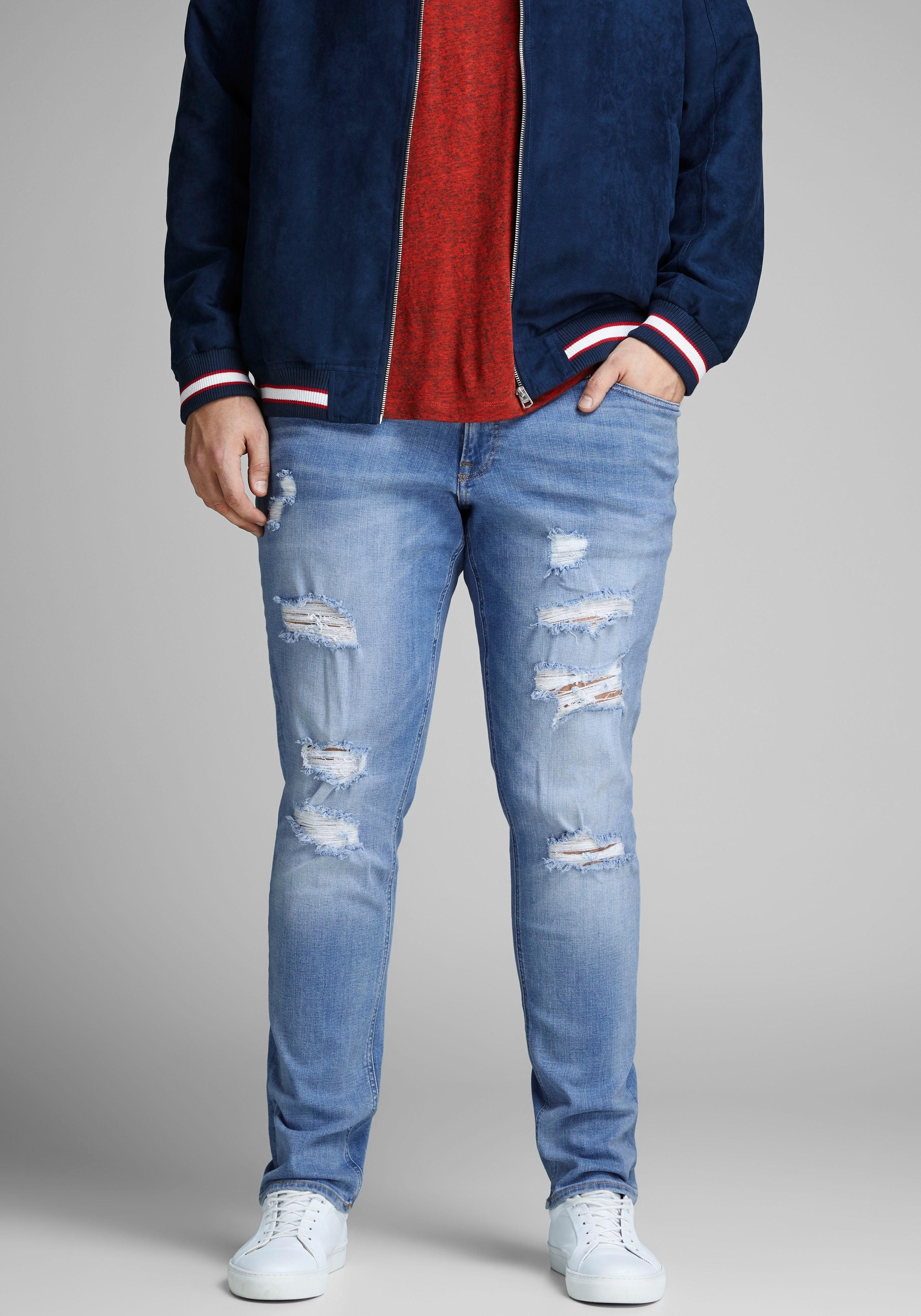 Image of Jack & Jones Skinny-fit-Jeans »Liam«, bis Jeans Weite 48 bei Ackermann Versand Schweiz