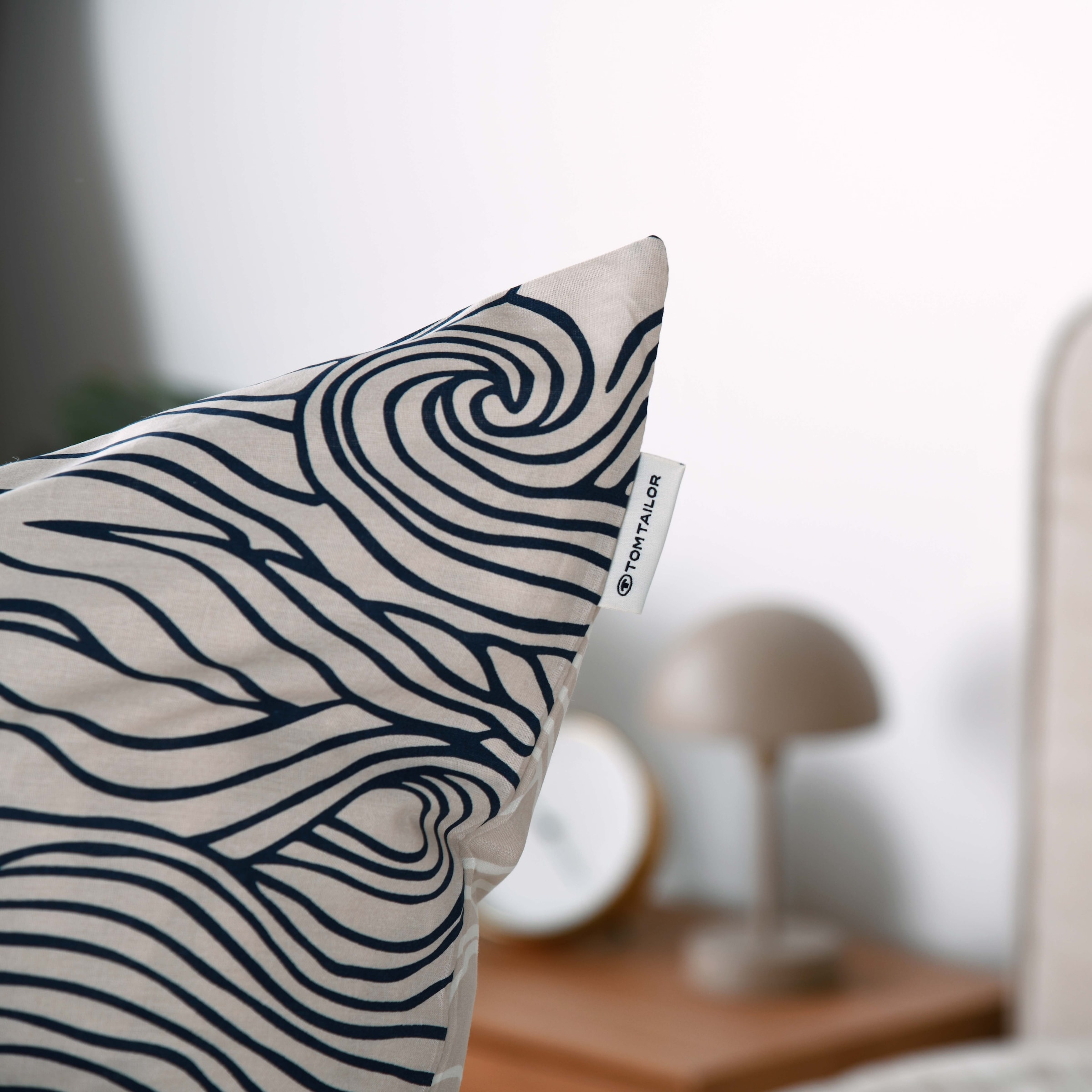 TOM TAILOR HOME Linge de lit »WAVES« 2 new bedroom, étiquette tissée