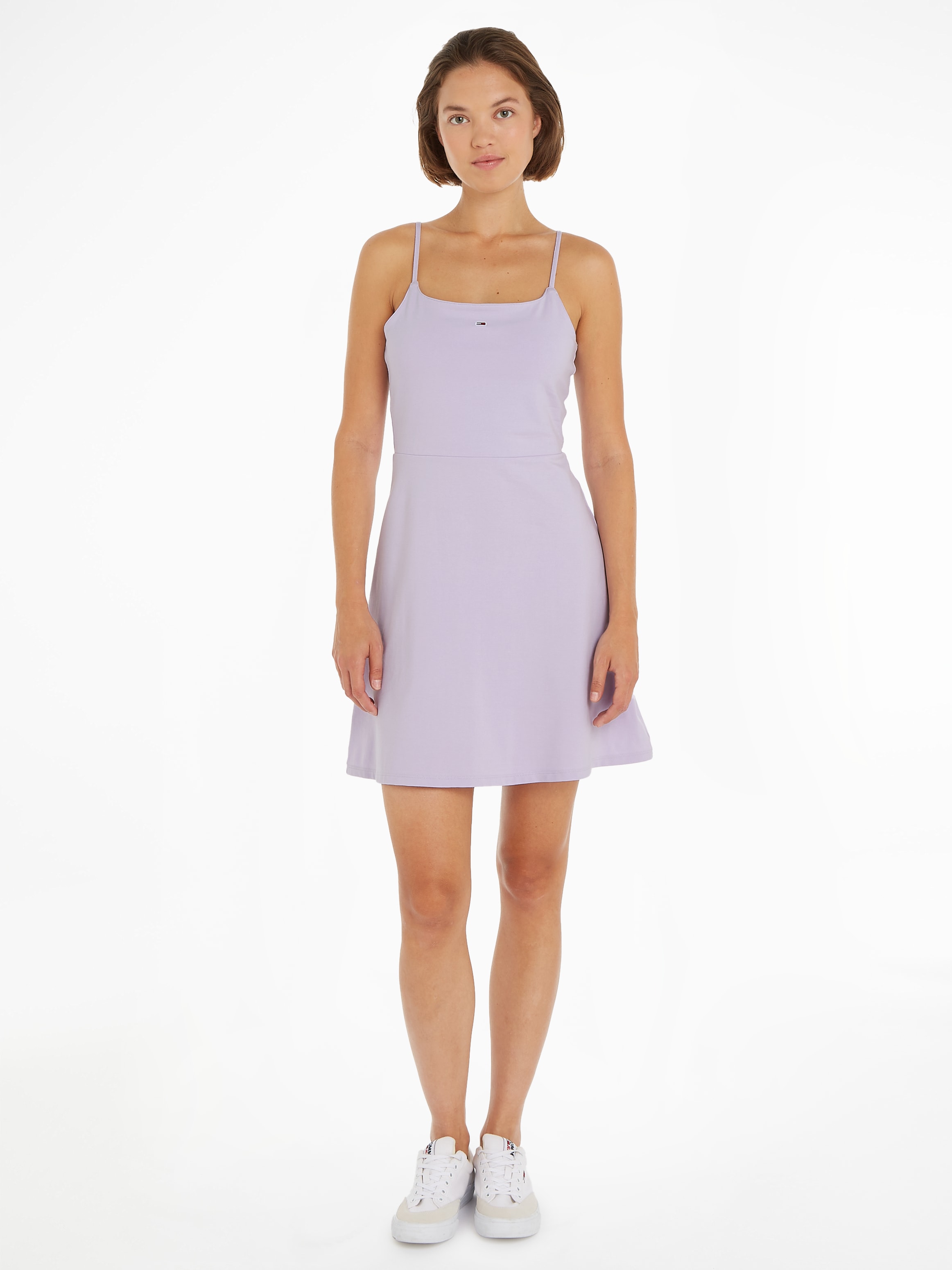 Spaghettikleid »TJW ESSENTIAL STRAP FLARE DRESS«, mit verstellbaren Spaghettiträgern